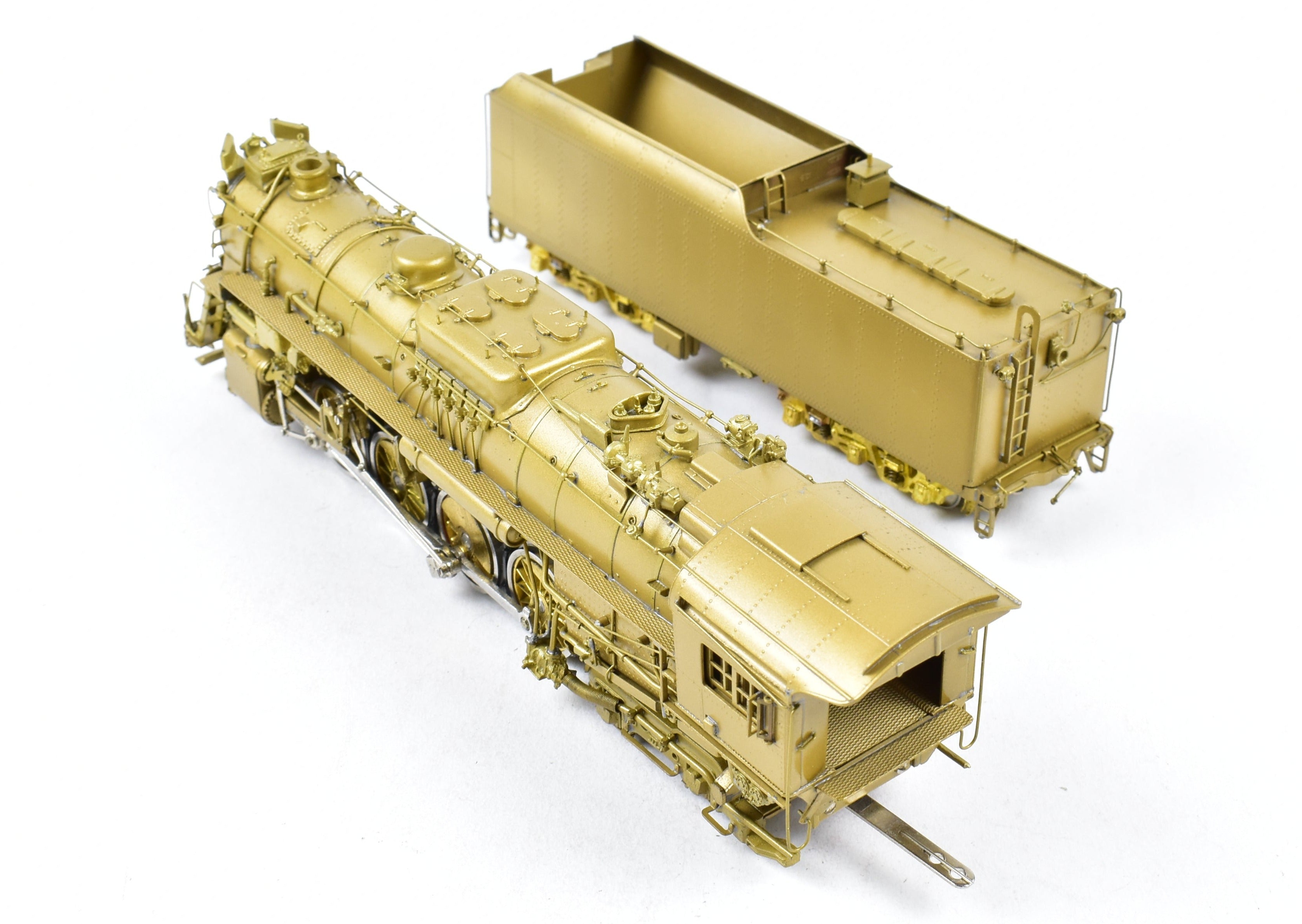 HO Scale Brass Model Train - Overland Models, Inc. NKP - Nickel Plate Road S-2 2-8-4 Berkshire Steam Locomotive Replica
