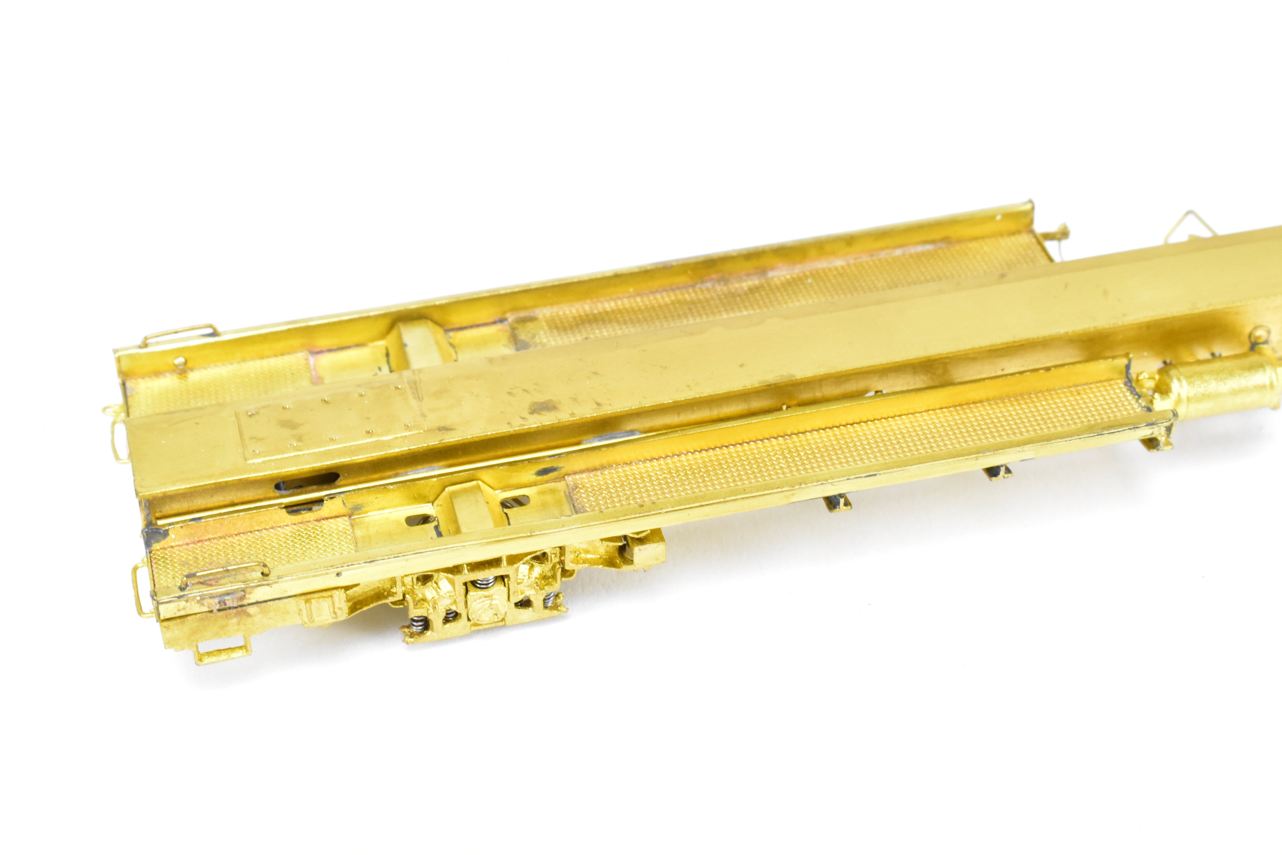 HO Scale Brass Model Railroad Car - Overland Models, Inc. (OMI) Representing Various Roads TTX - Trailer Train (TTUX) Thrall Front Runner 50' TOFC Car with National Unitruck
