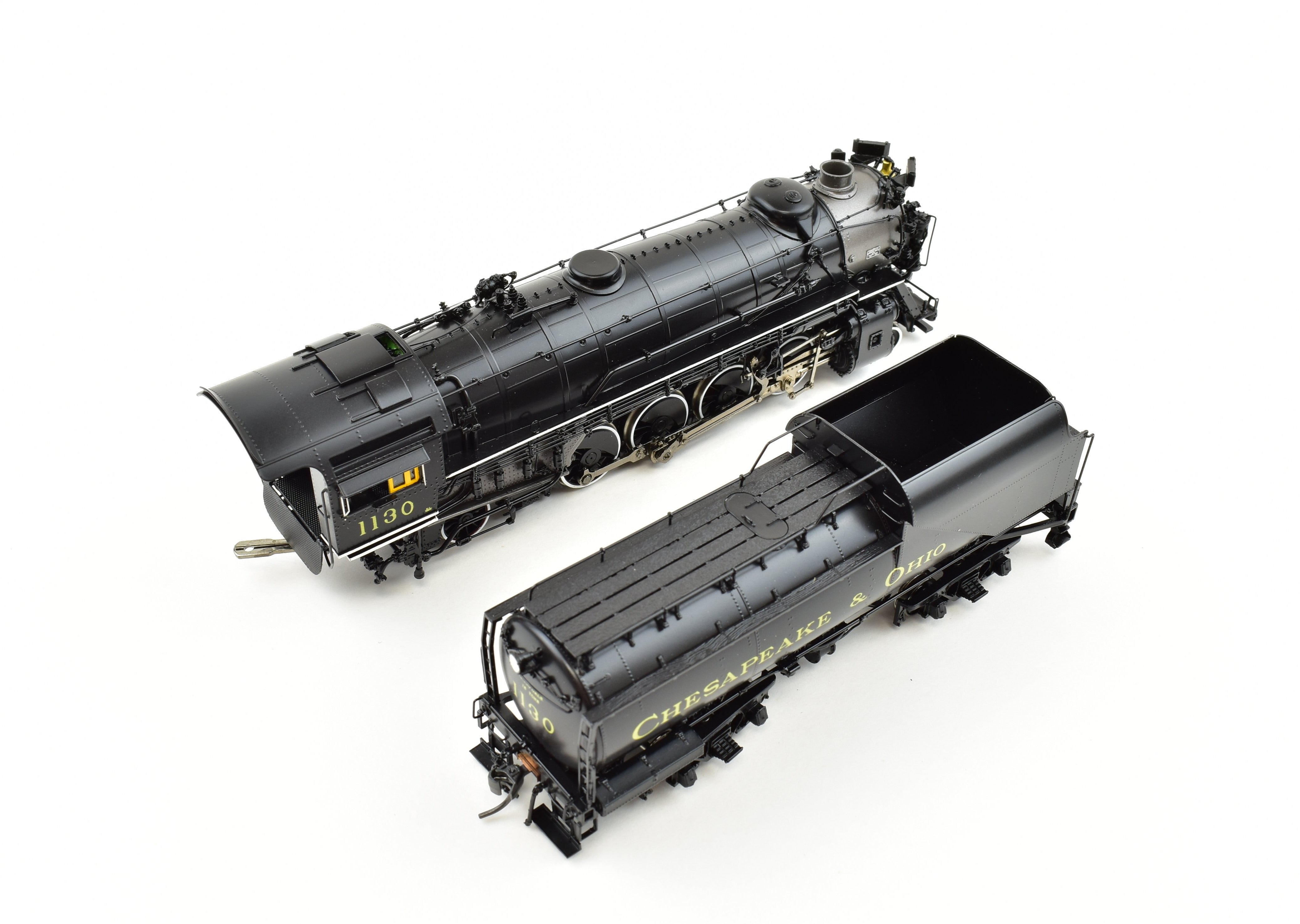 HO Scale Brass Division Point Chesapeake & Ohio K1 2-8-2 Factory Painted Locomotive Model #1130