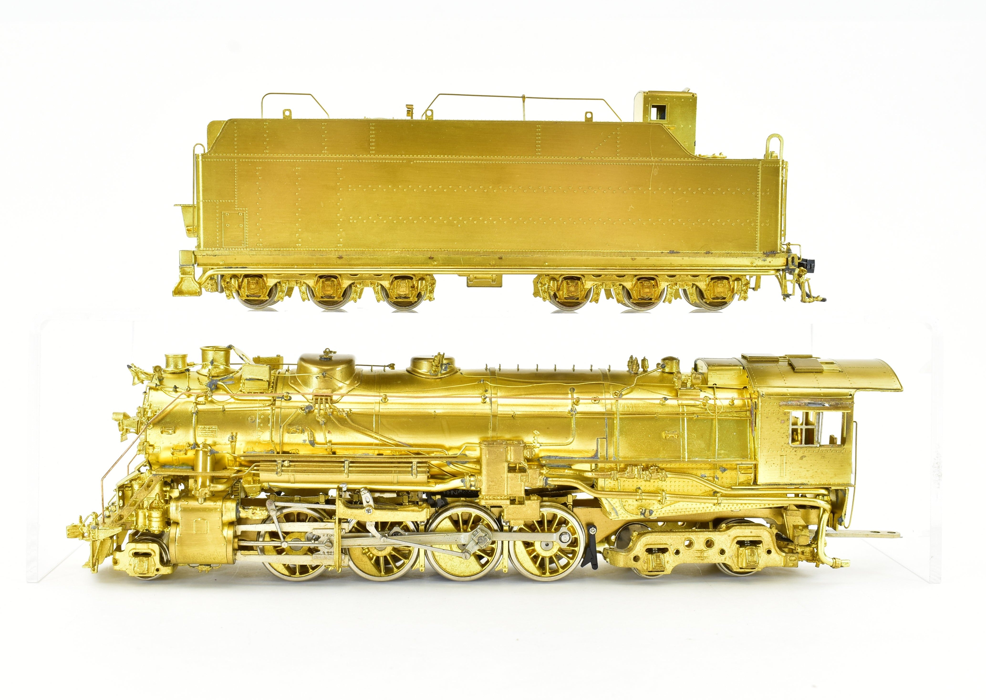 HO Scale Brass Model Train by Overland Models, Inc. - International-Great Northern/Missouri Pacific 2-8-4 Locomotive