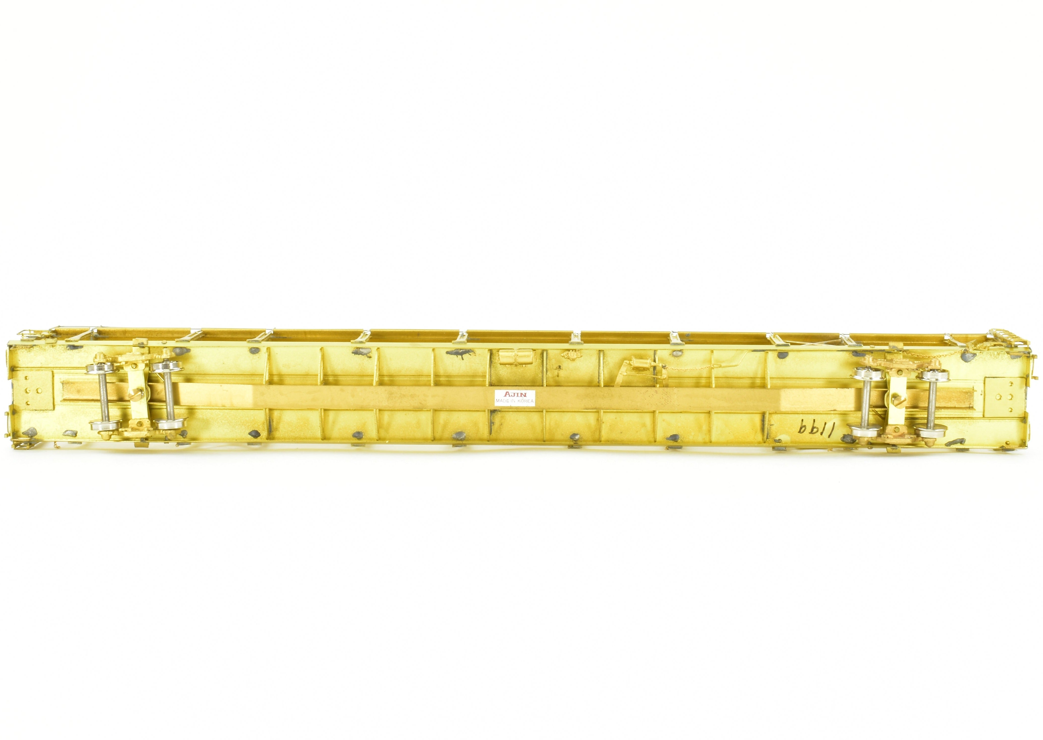 HO Scale Brass Bi - Level Open Auto Rack Model by Overland Models, Inc. for Various Railroad Roads