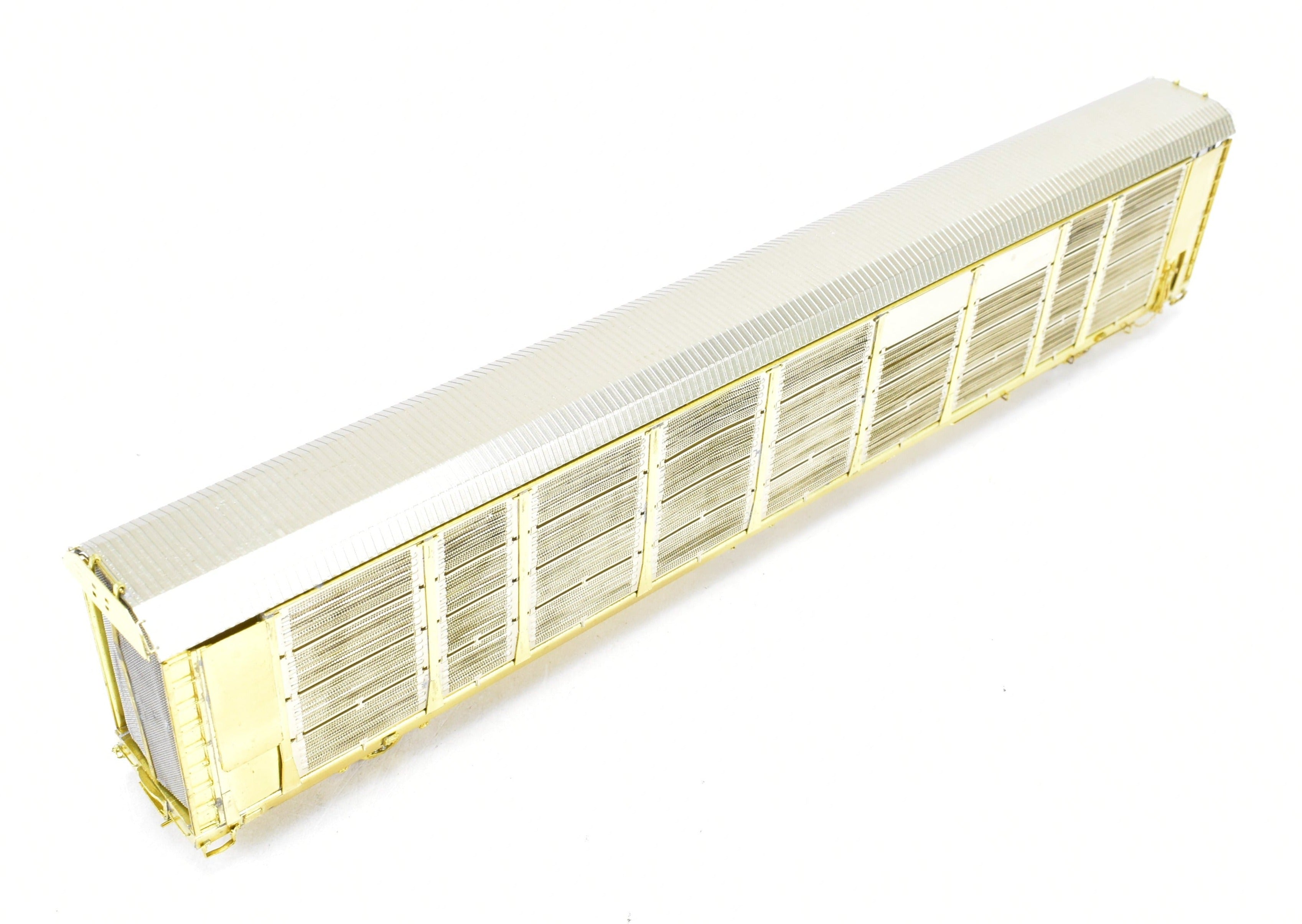 HO Scale Brass Model Train Auto Rack Tri - Level with Mesh End Doors from Overland Models, Inc. Representing Southern Pacific Car No. 517006