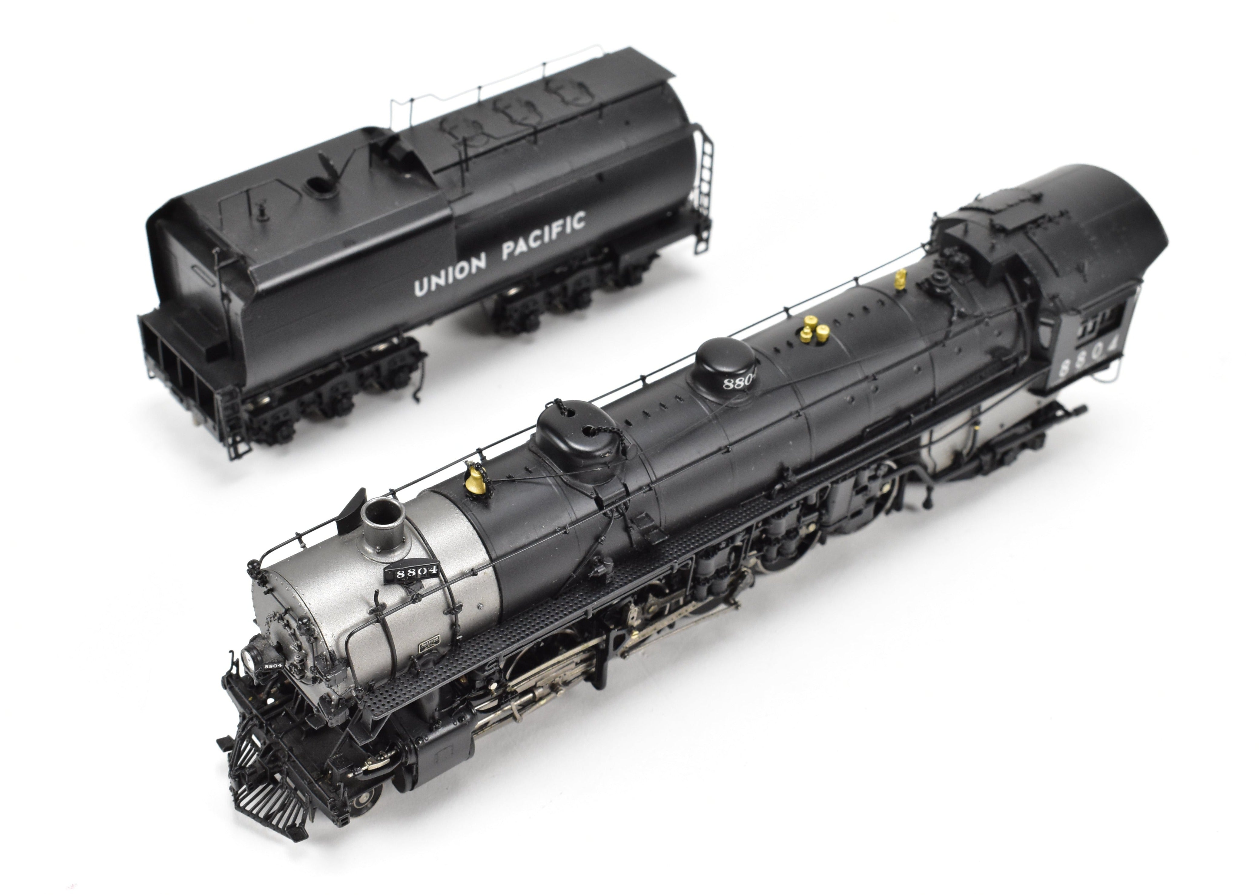 HO Scale Brass Precision Scale Co. Union Pacific Class 4 - 10 - 2 Three - Cylinder Freight/Passenger Model Train #8804 in As - Is Condition