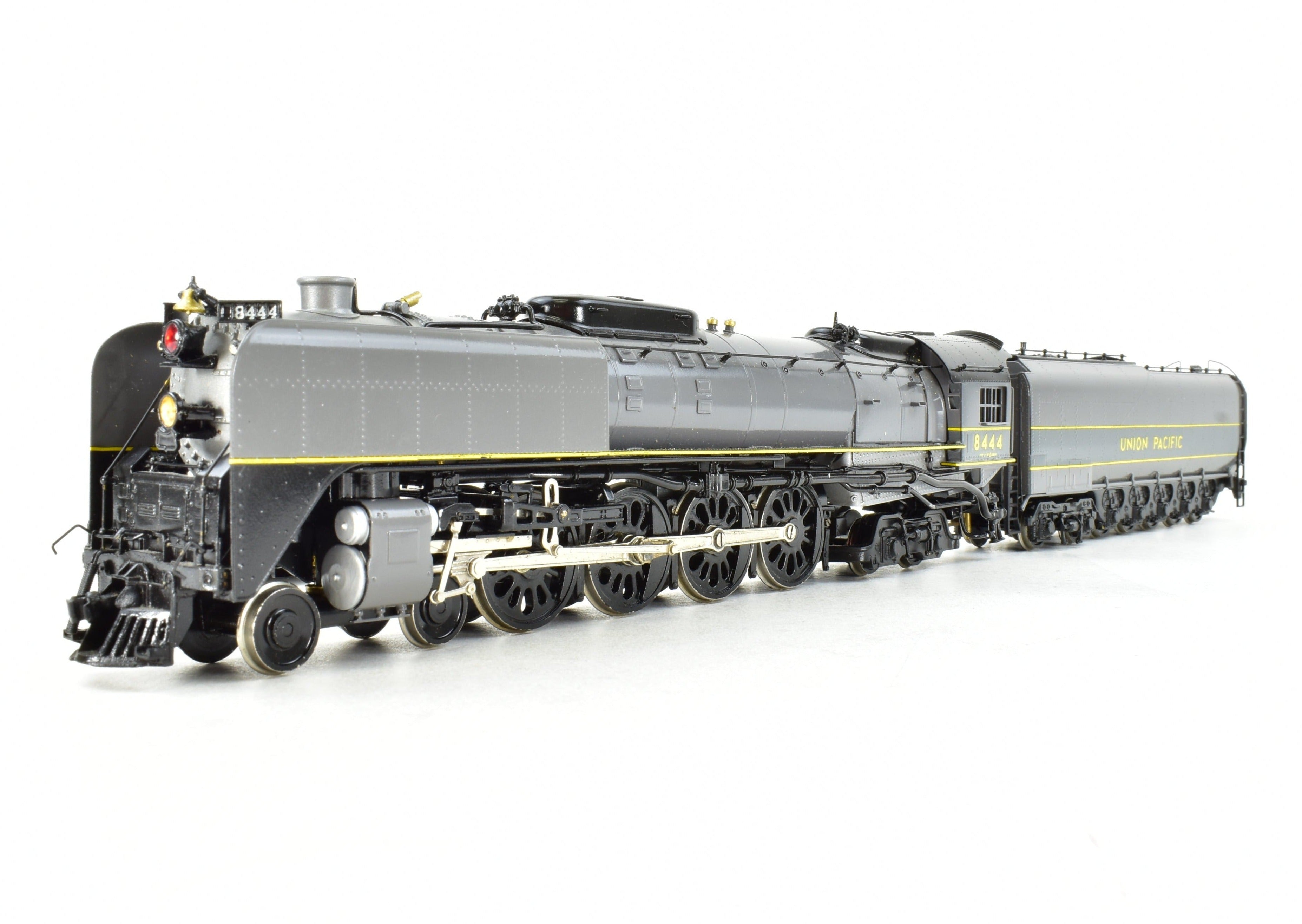 HO Scale Brass Model Train by Westside Model Co. - Union Pacific Class FEF - 2 4 - 8 - 4 Professionally Painted Locomotive No. 8444