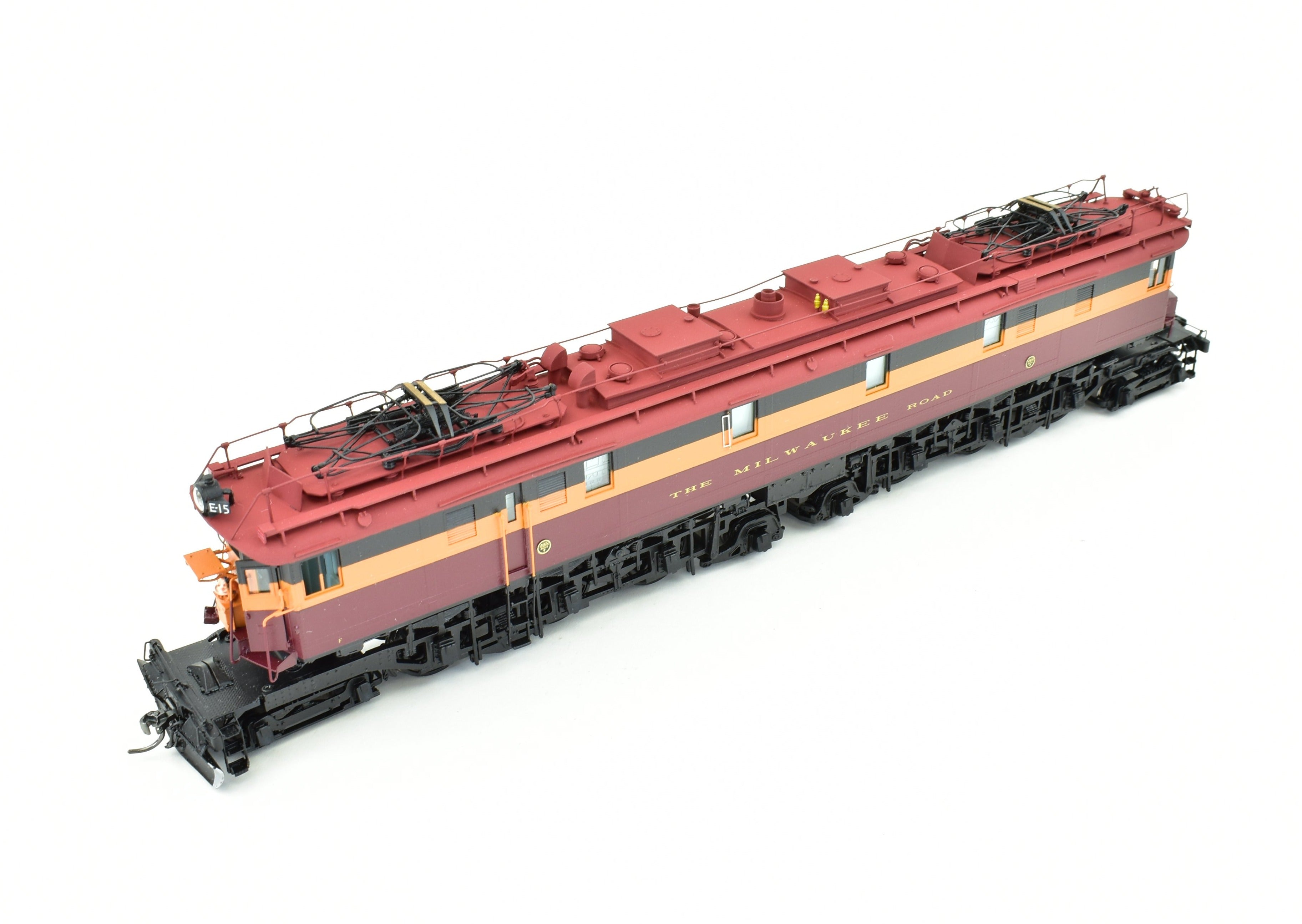 HO Scale Brass Precision Scale Co. Milwaukee Road EP-3 Quill Electric Factory Painted Model