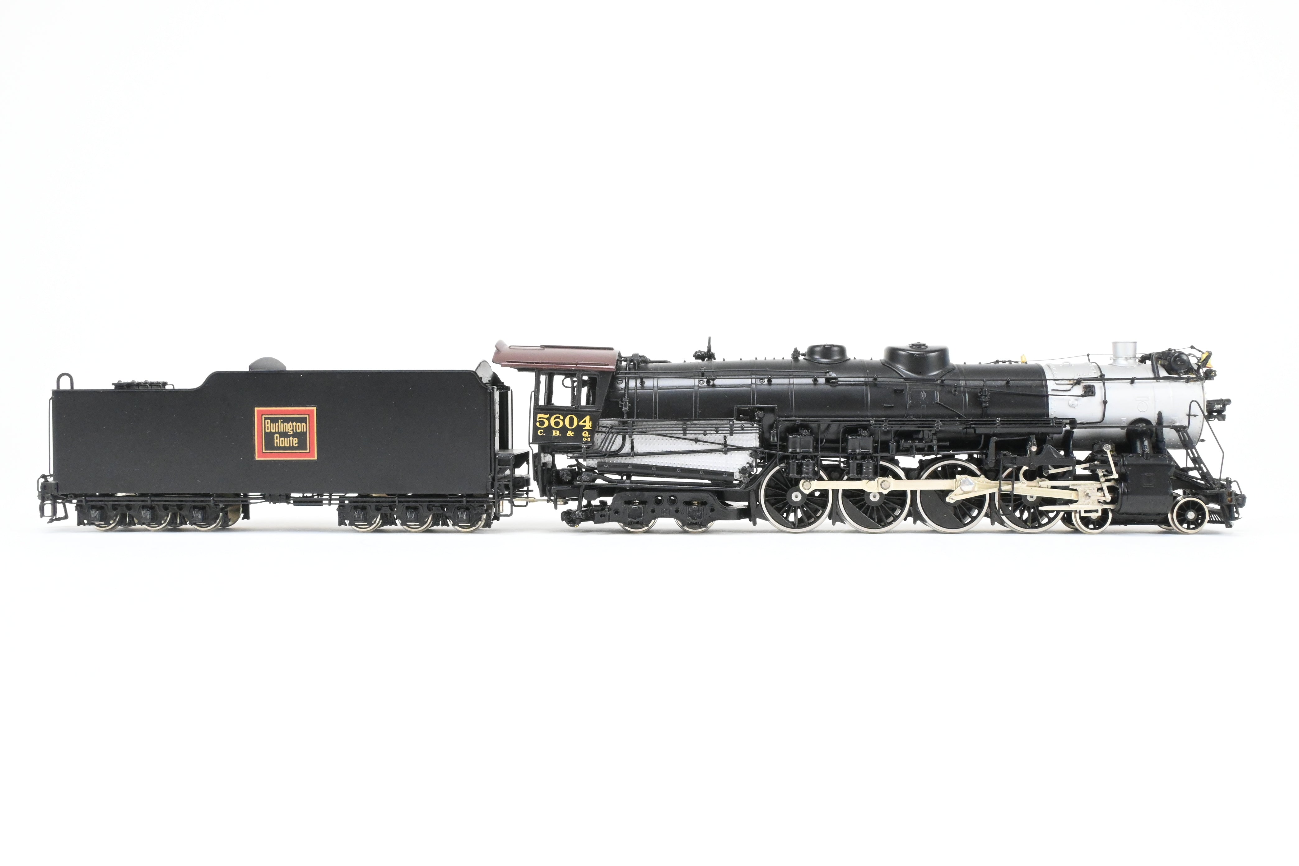 HO Scale Brass Oriental Limited CB&Q Burlington O-5 4-8-4 Open Cab Locomotive No. 5604