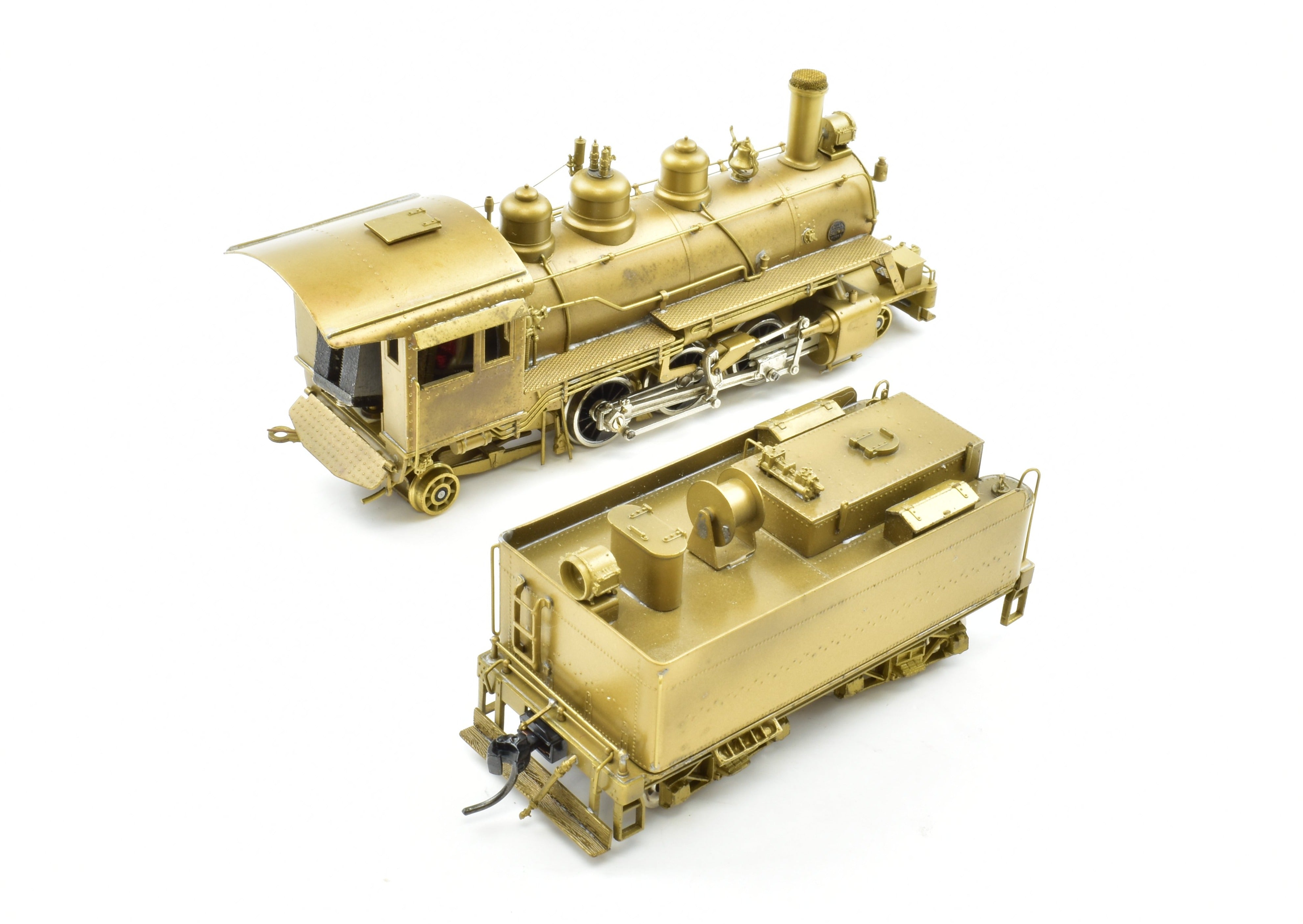 1977 HO Brass PFM United #105 2-6-2 Baldwin Logger Model Train