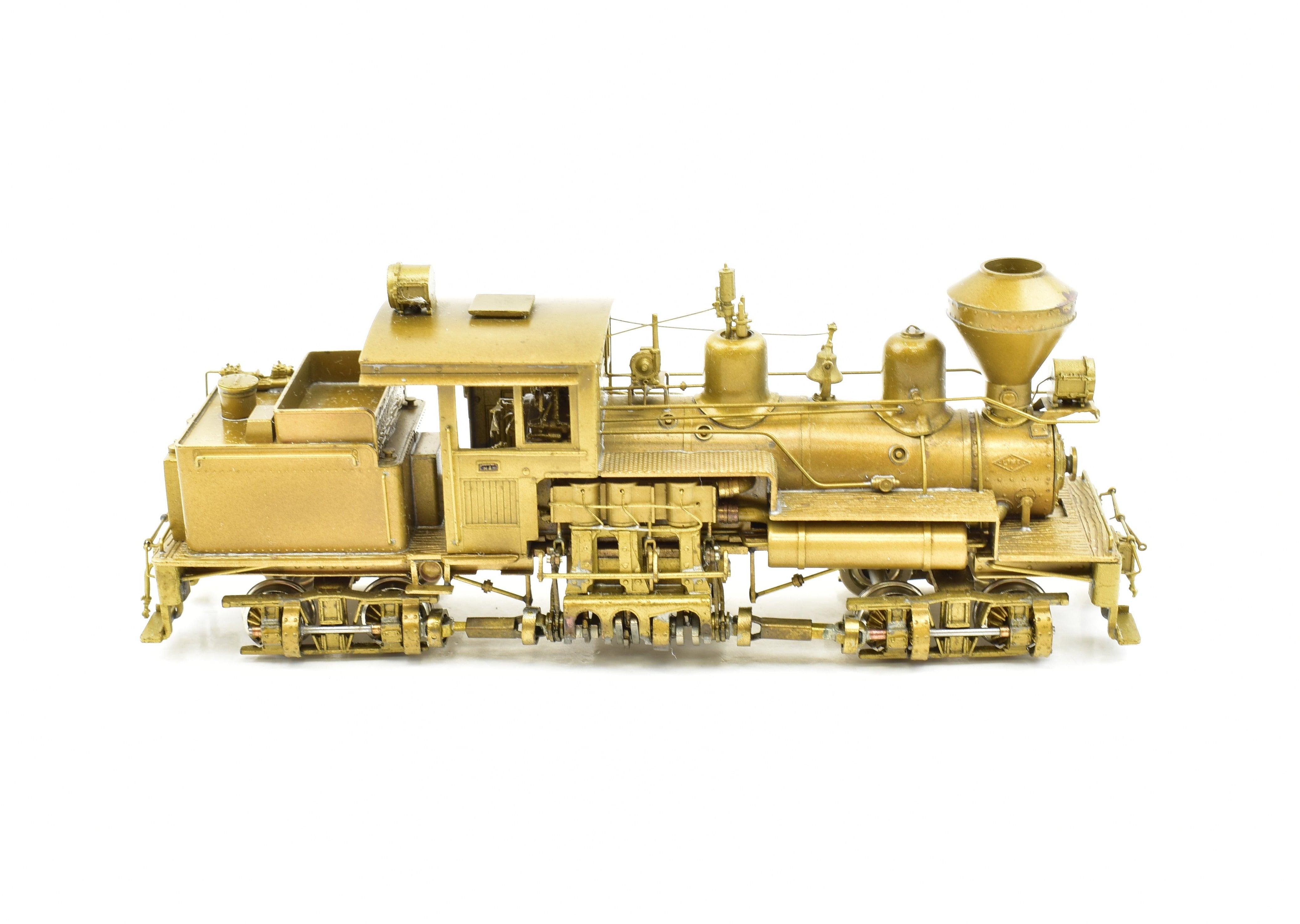 HO Scale Brass PFM - United Hillcrest - Osbourne Railroad 2 - Truck 25 - Ton Shay Geared Logging Locomotive Model