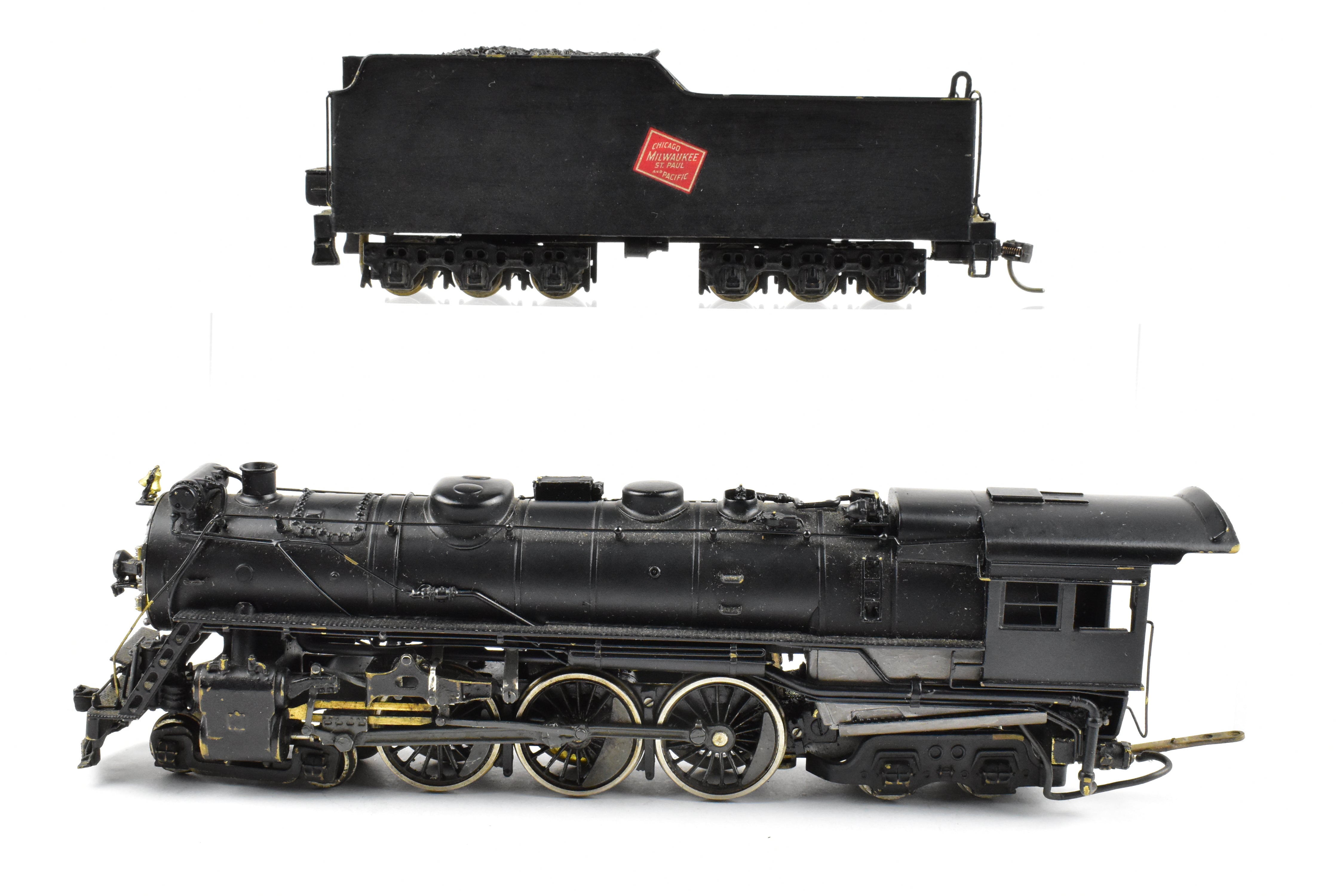 HO Scale Brass Model Train - Associated Hobby Manufacturers MILW (Milwaukee Road) Class F - 6 4 - 6 - 4 Baltic CP Locomotive