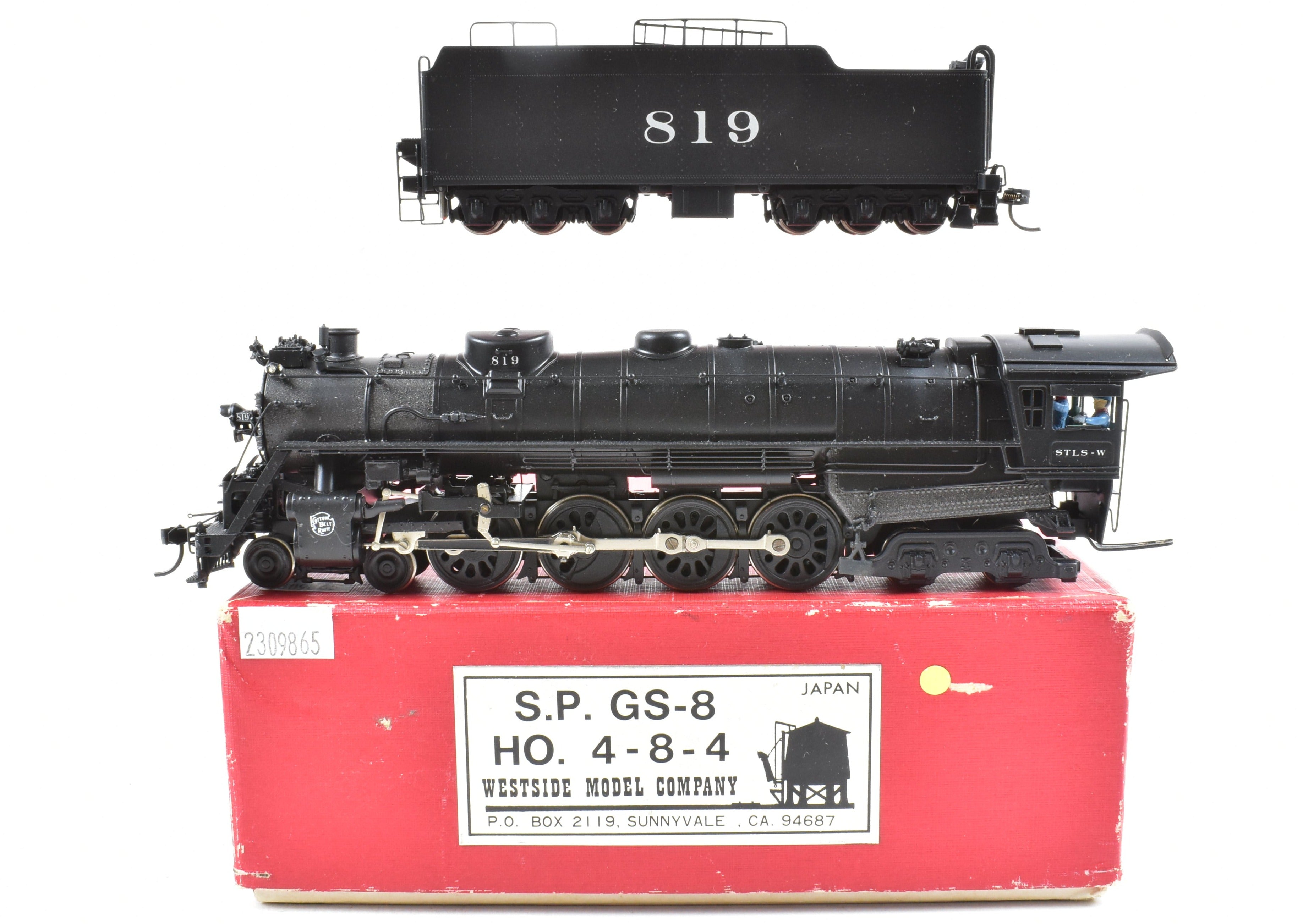 HO Scale Brass Westside Model Co SP - Southern Pacific GS - 8 Pro - Painted for Cotton Belt #819