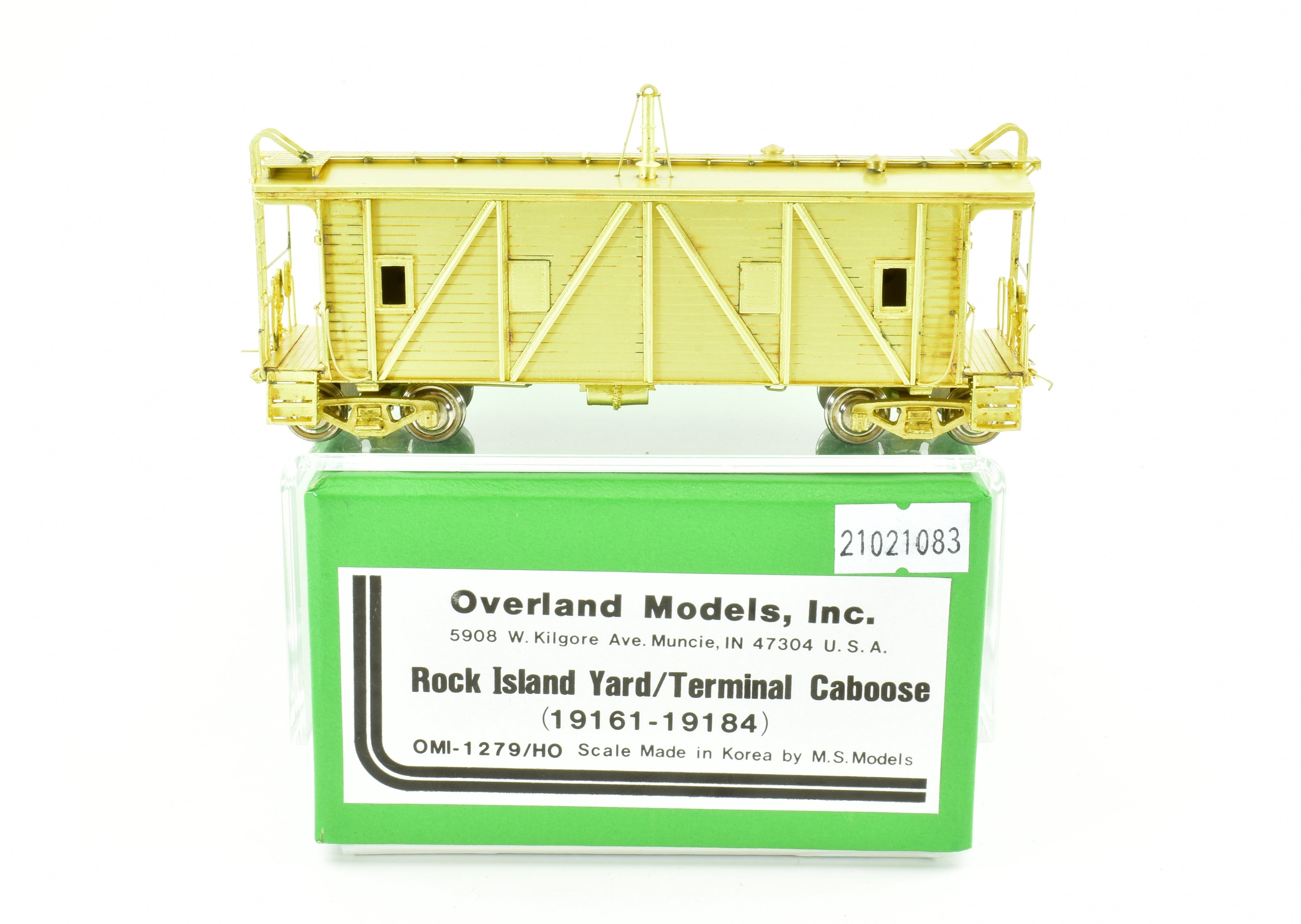 HO Brass OMI CRI&P Rock Island Yard Terminal Caboose #19161 - 19184