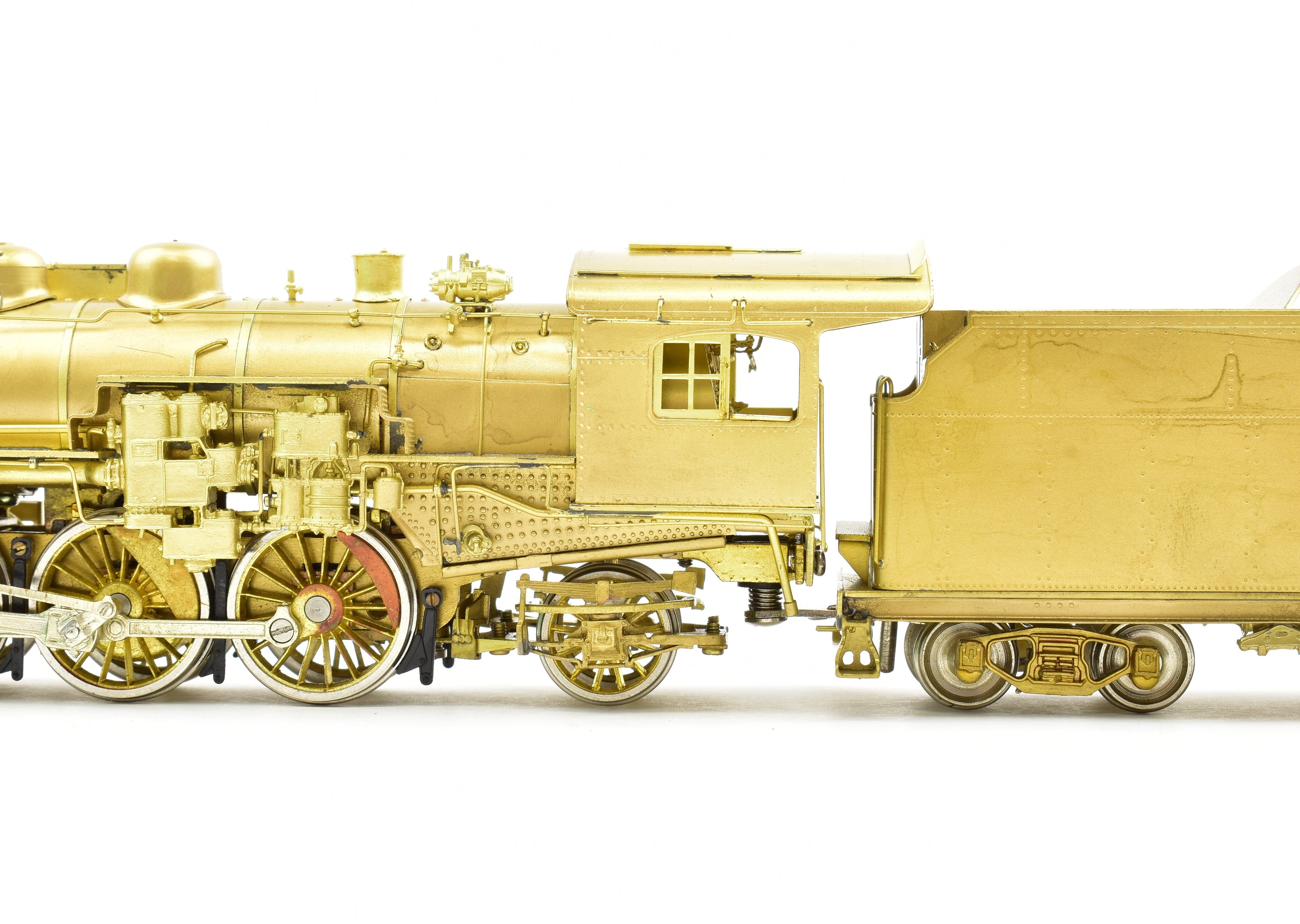 HO Scale Brass Model Train - Overland Models Inc. Boston & Maine P2b 4 - 6 - 2 Steam Locomotive