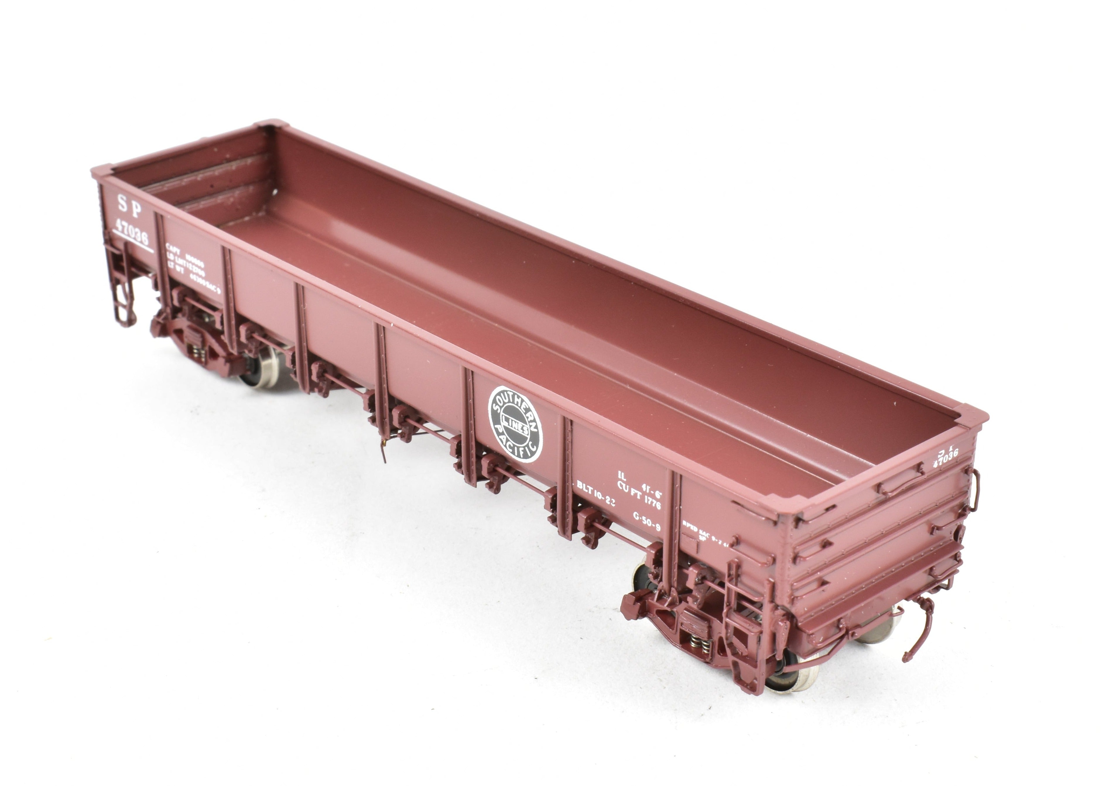 1940s HO Scale Brass Southern Pacific G50 - 9 Drop Bottom Gondola by Challenger Imports