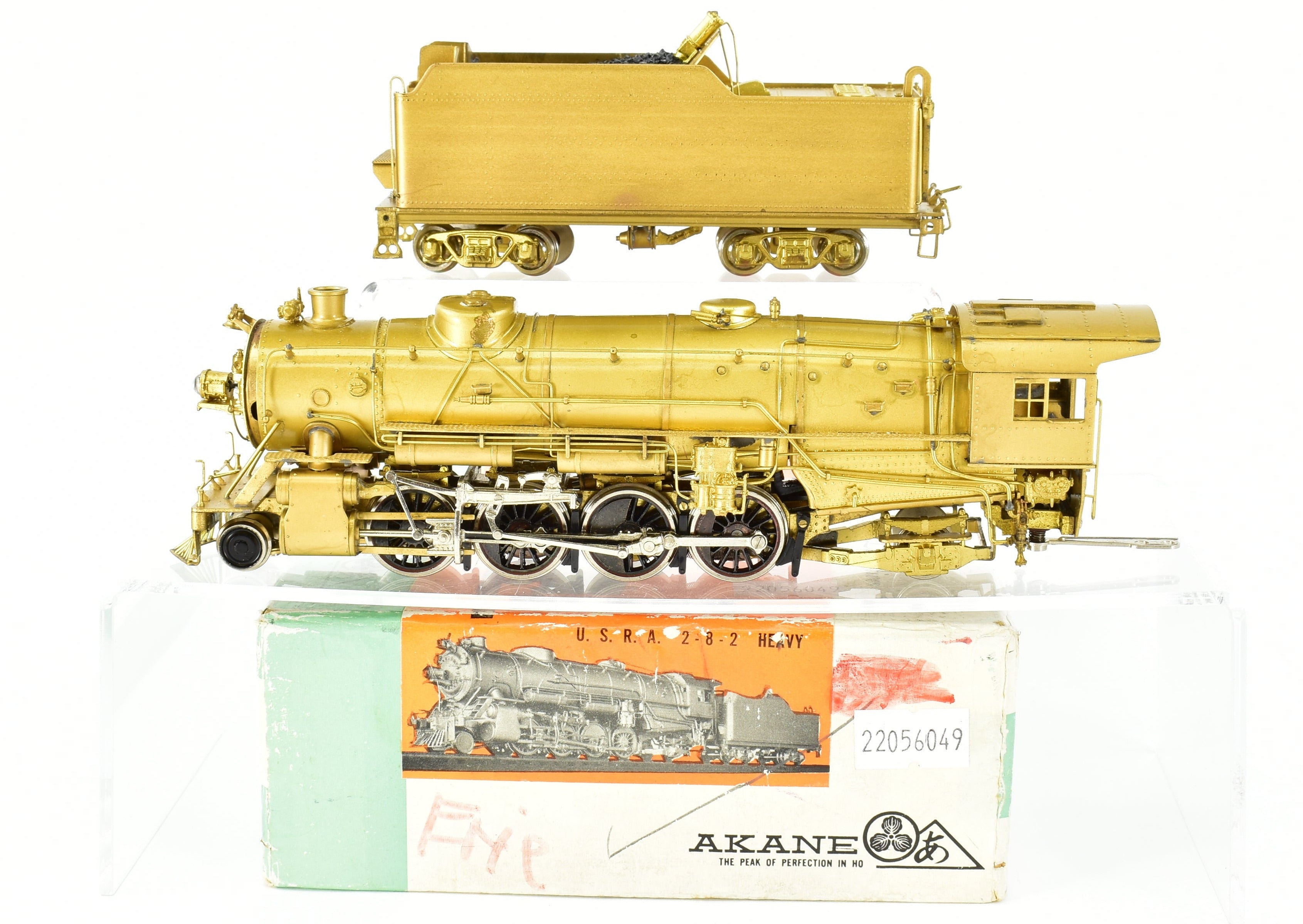 Akane HO Brass 2-8-2 Heavy Mikado Model of USRA Various Roads