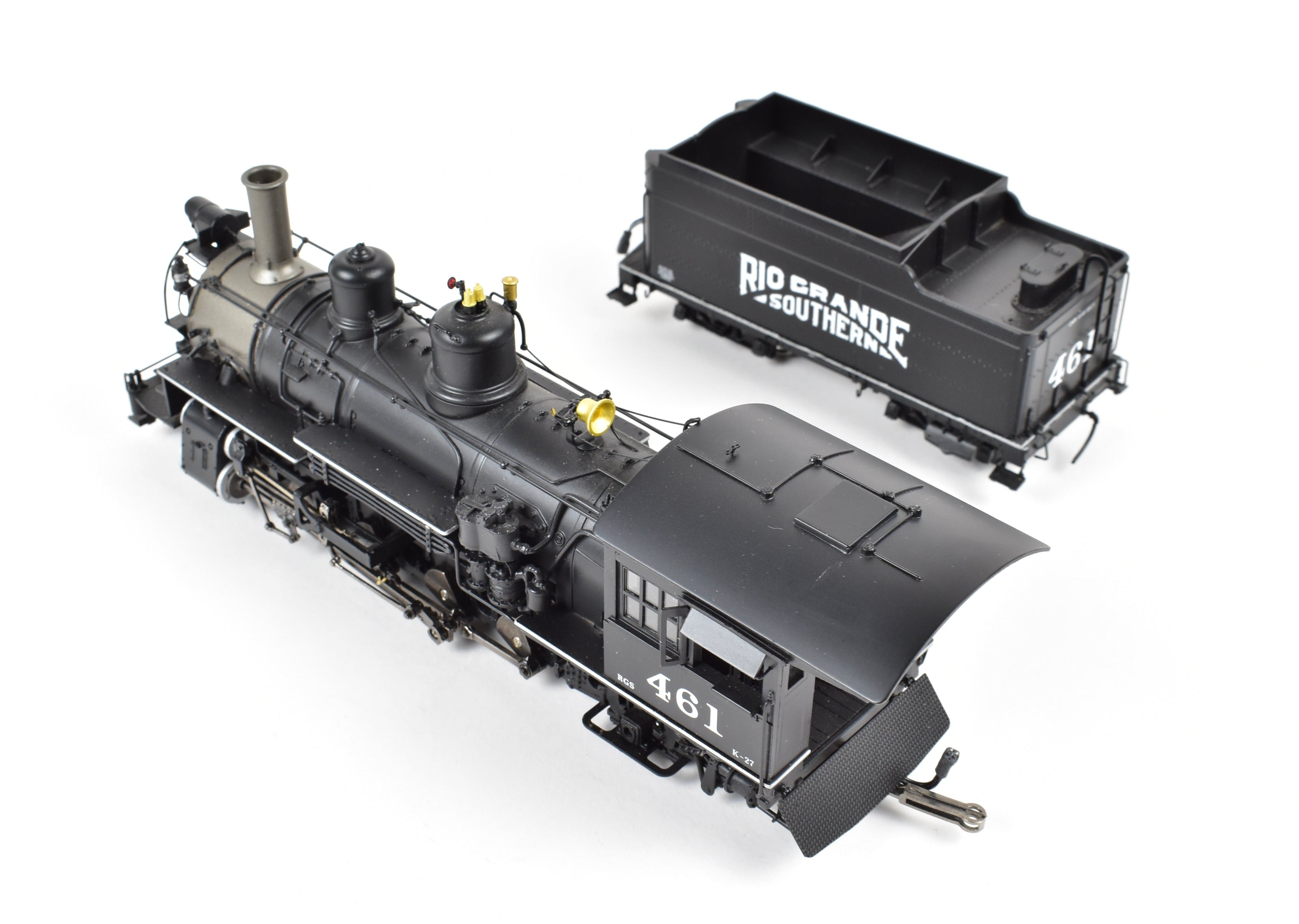 On30 Hybrid Brass MMI Rio Grande Southern K - 27 2 - 8 - 2 Locomotive #461