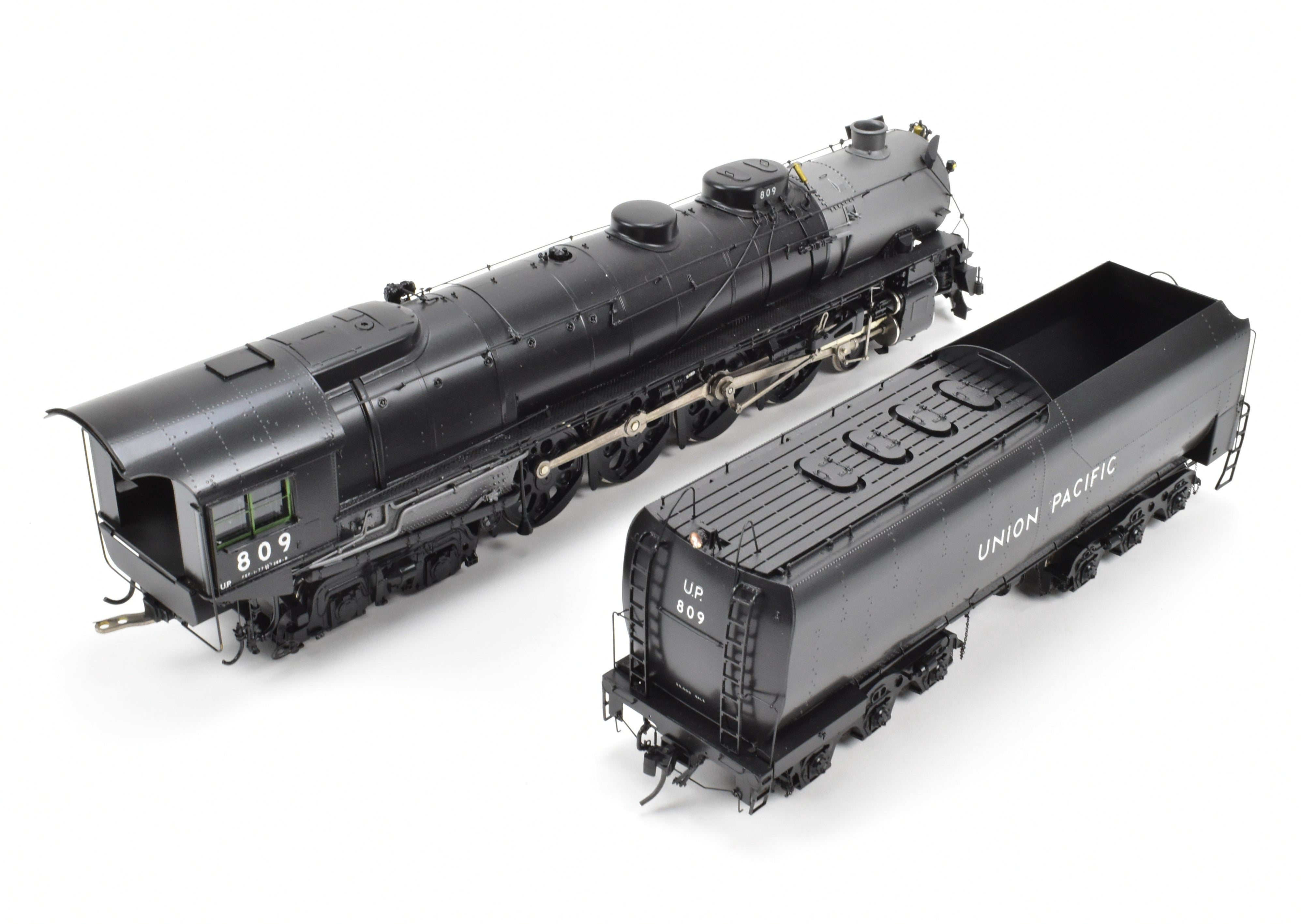 O Scale Brass Model Train - Overland Models, Inc. Union Pacific FEF - 1 4 - 8 - 4 Factory Painted Locomotive No. 809 As - Delivered
