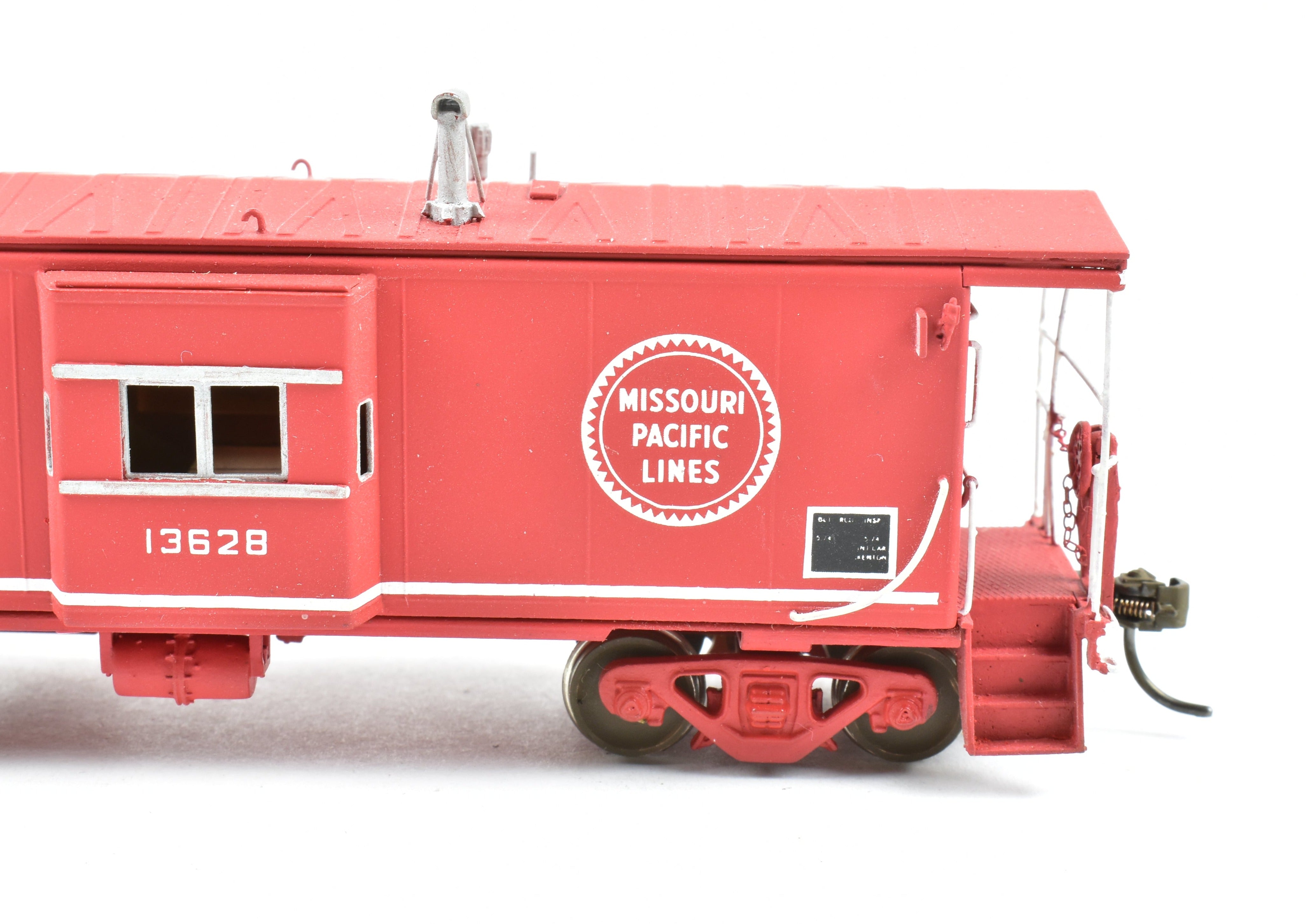HO Brass OMI Western Pacific Bay Window Caboose Custom Painted for MP