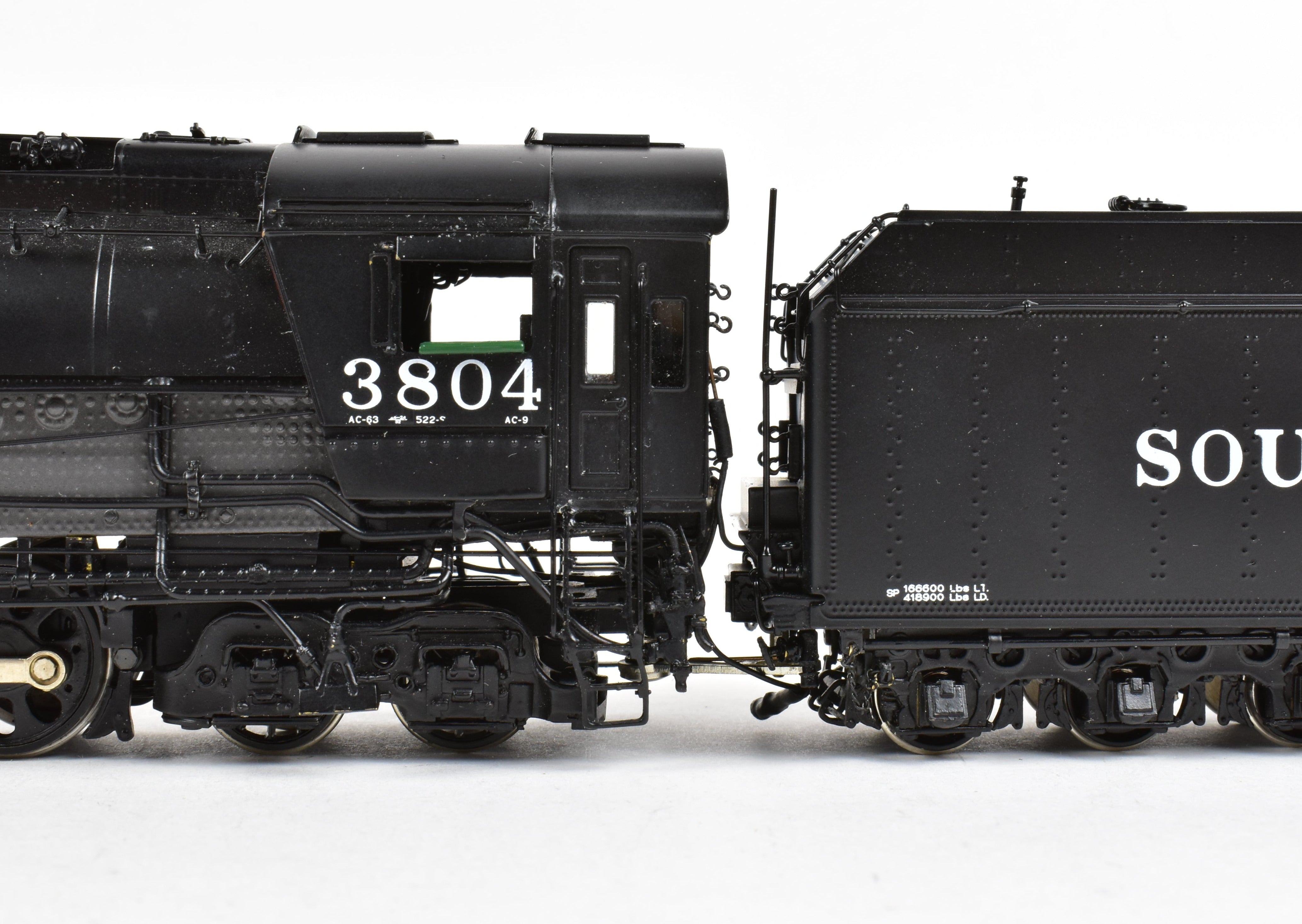 HO Scale Brass Classic SP Southern Pacific AC - 9 2 - 8 - 8 - 4 Oil Version #3804 by Key Imports