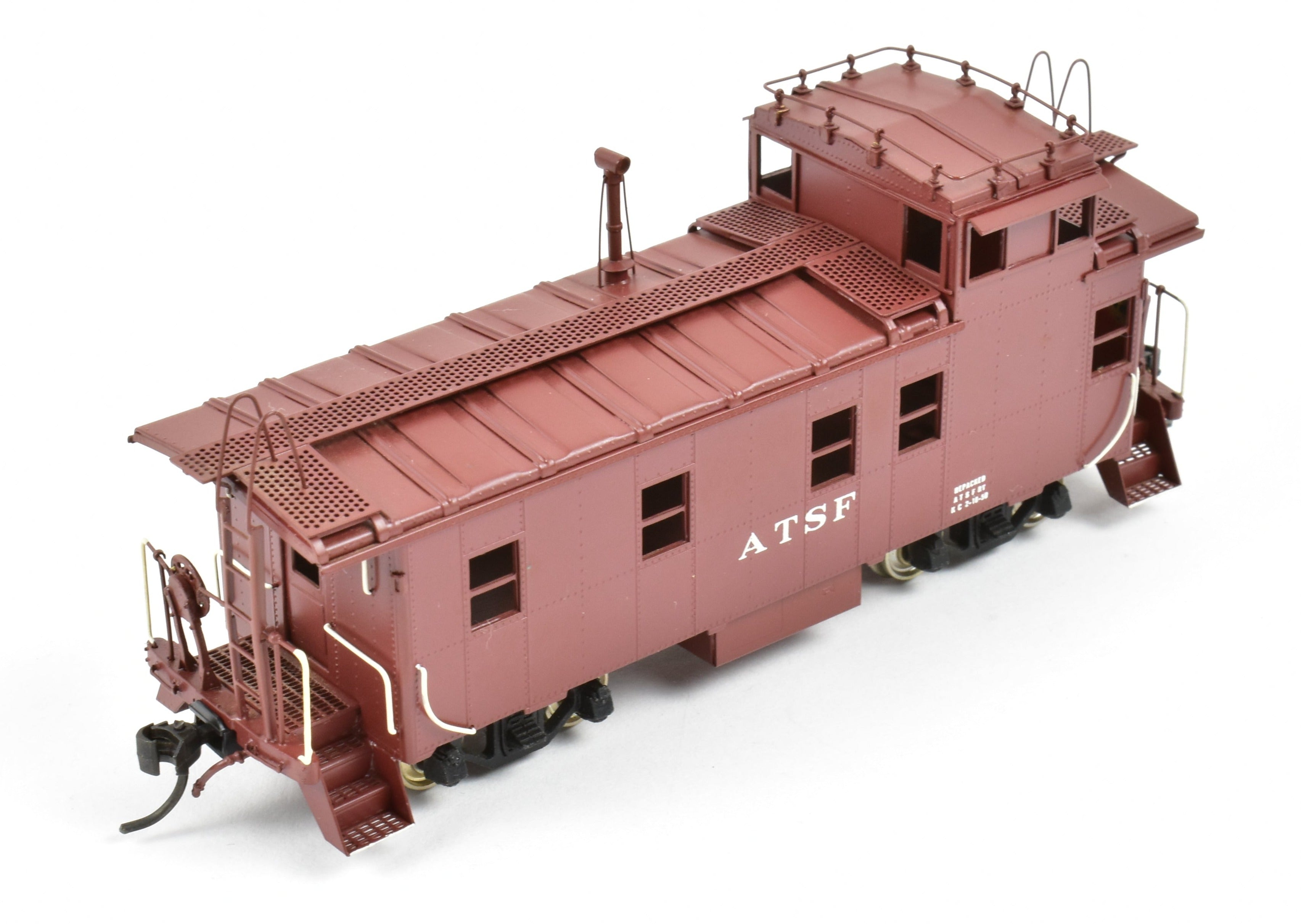 HO Brass Oriental Limited ATSF Santa Fe Custom Painted Peaked Roof Caboose