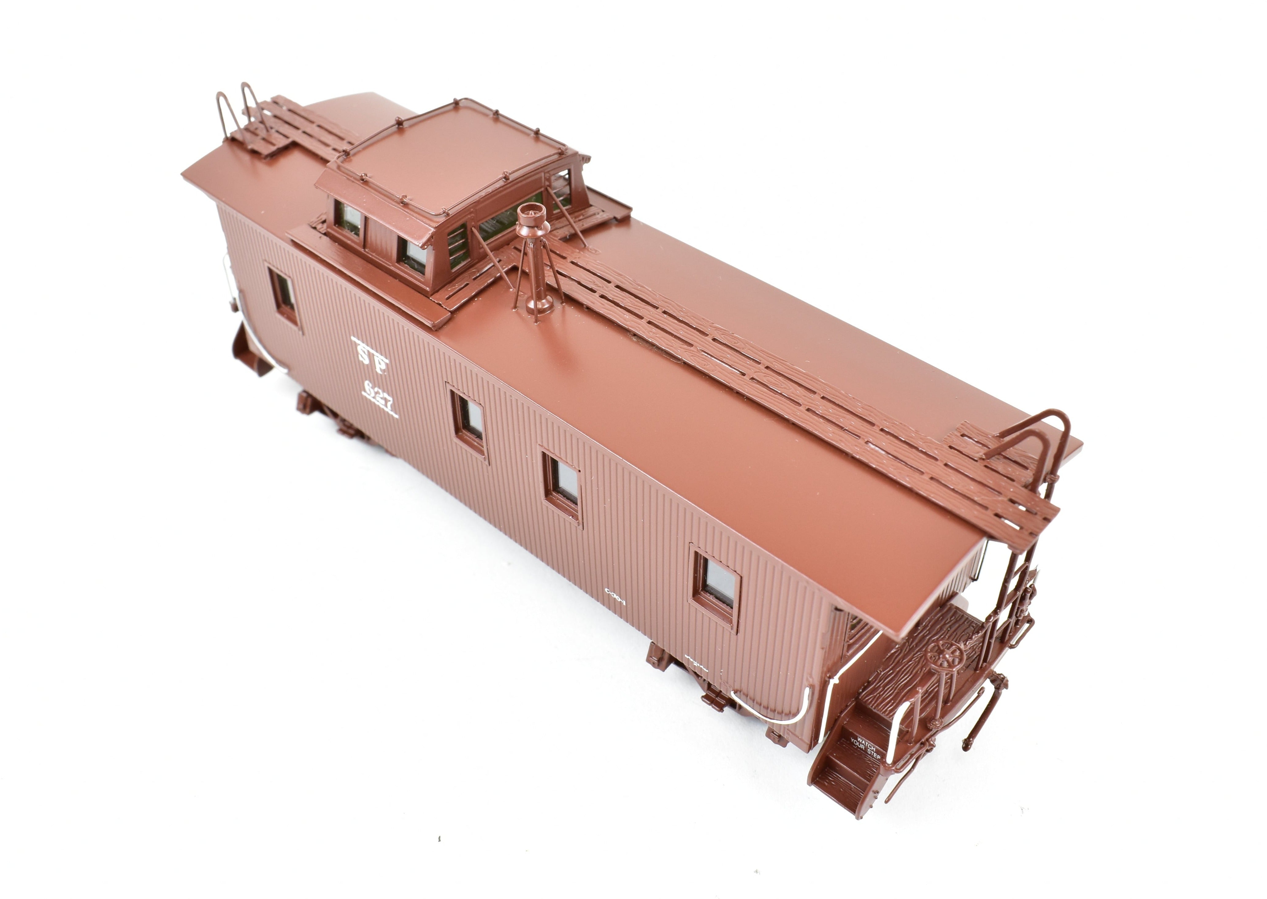 HO Scale Brass CIL - Challenger Imports SP - Southern Pacific Wood Side Caboose with Slant Side Cupola, Class C - 30 - 1, Freight Passenger No. 627 Model Train