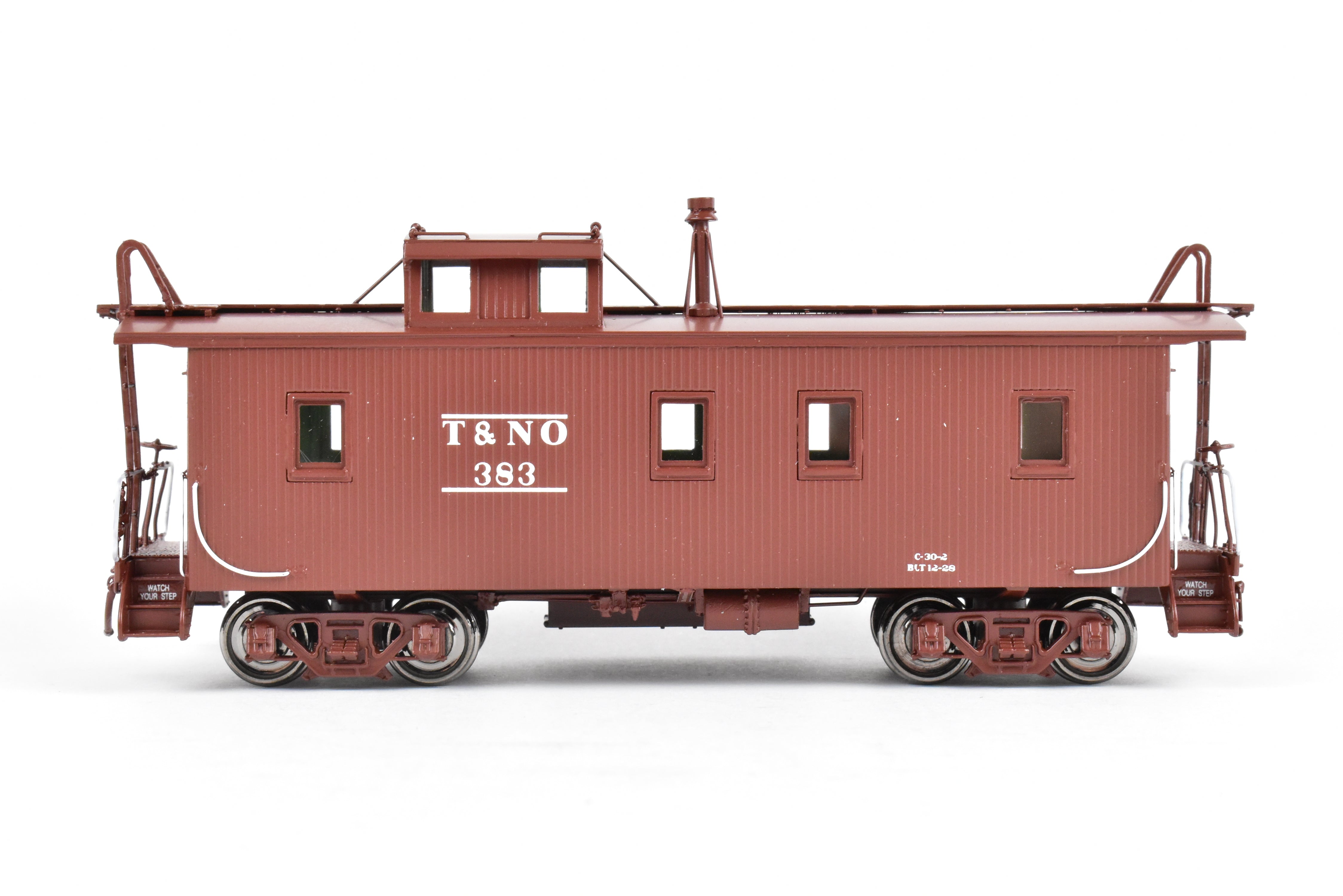 HO Scale Brass CIL Challenger Imports T&NO C-30-2 Wood Side Caboose #383