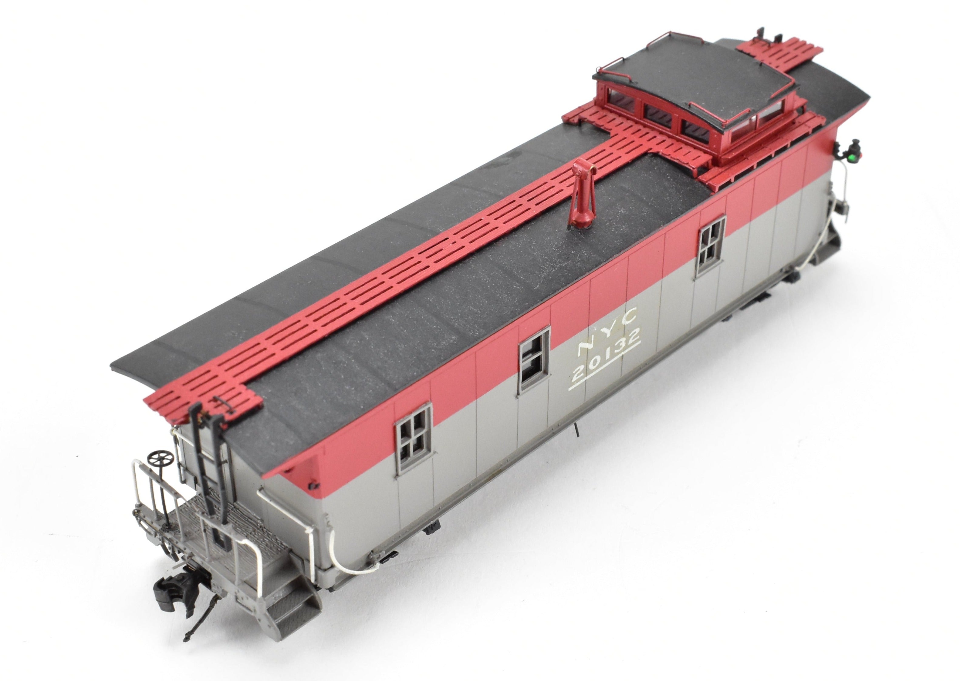 HO Scale Brass NYC - New York Central Pacemaker Plywood Caboose Model by Overland Models, Inc. (OMI), Custom Painted OMI No. 20132
