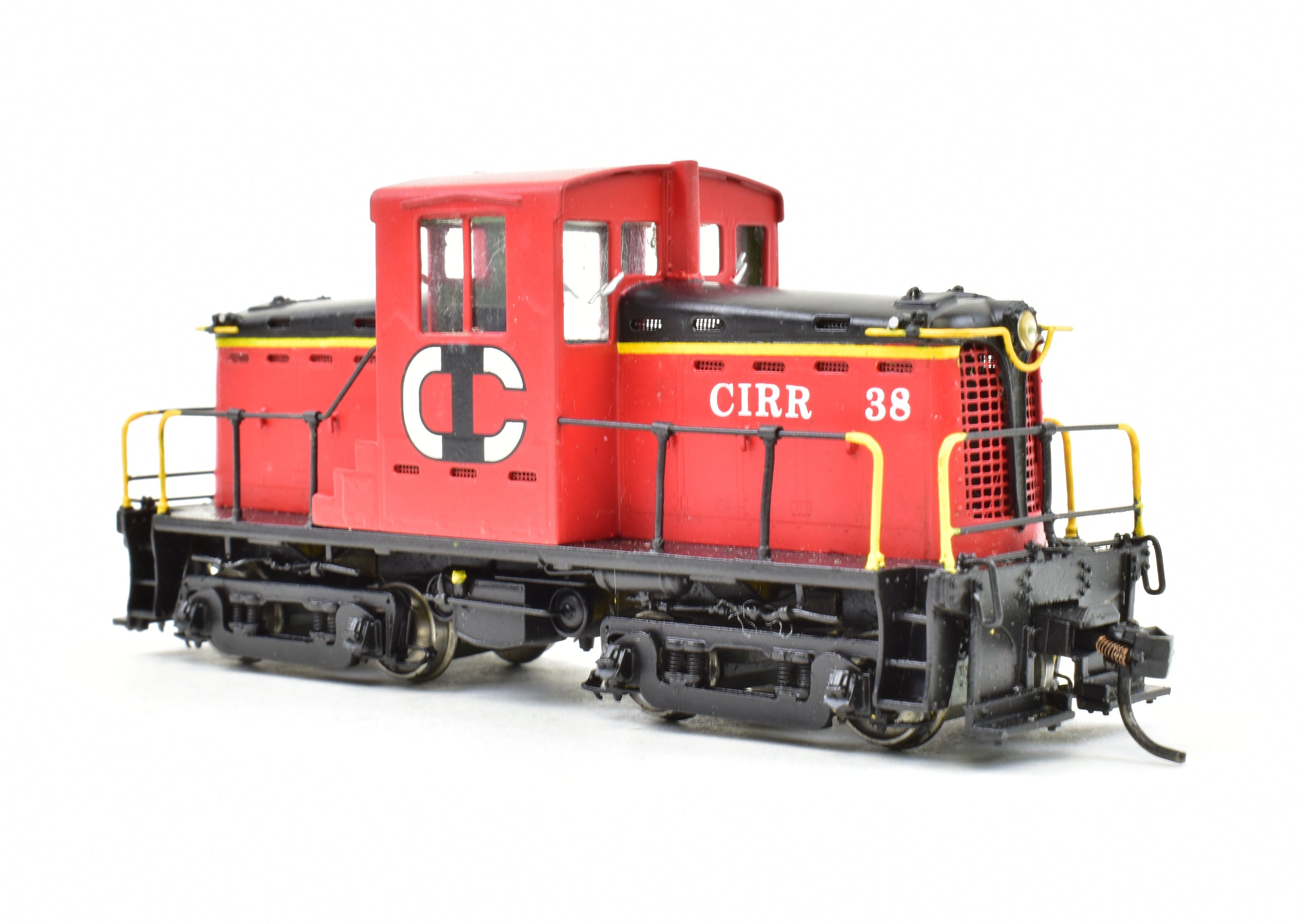 HO Scale Brass OMI - Overland Models Inc. MILW - Milwaukee Road USAX - U.S. Army 44 - DE - 18 Whitcomb Switcher Model with Custom Painted Fictional Road Design