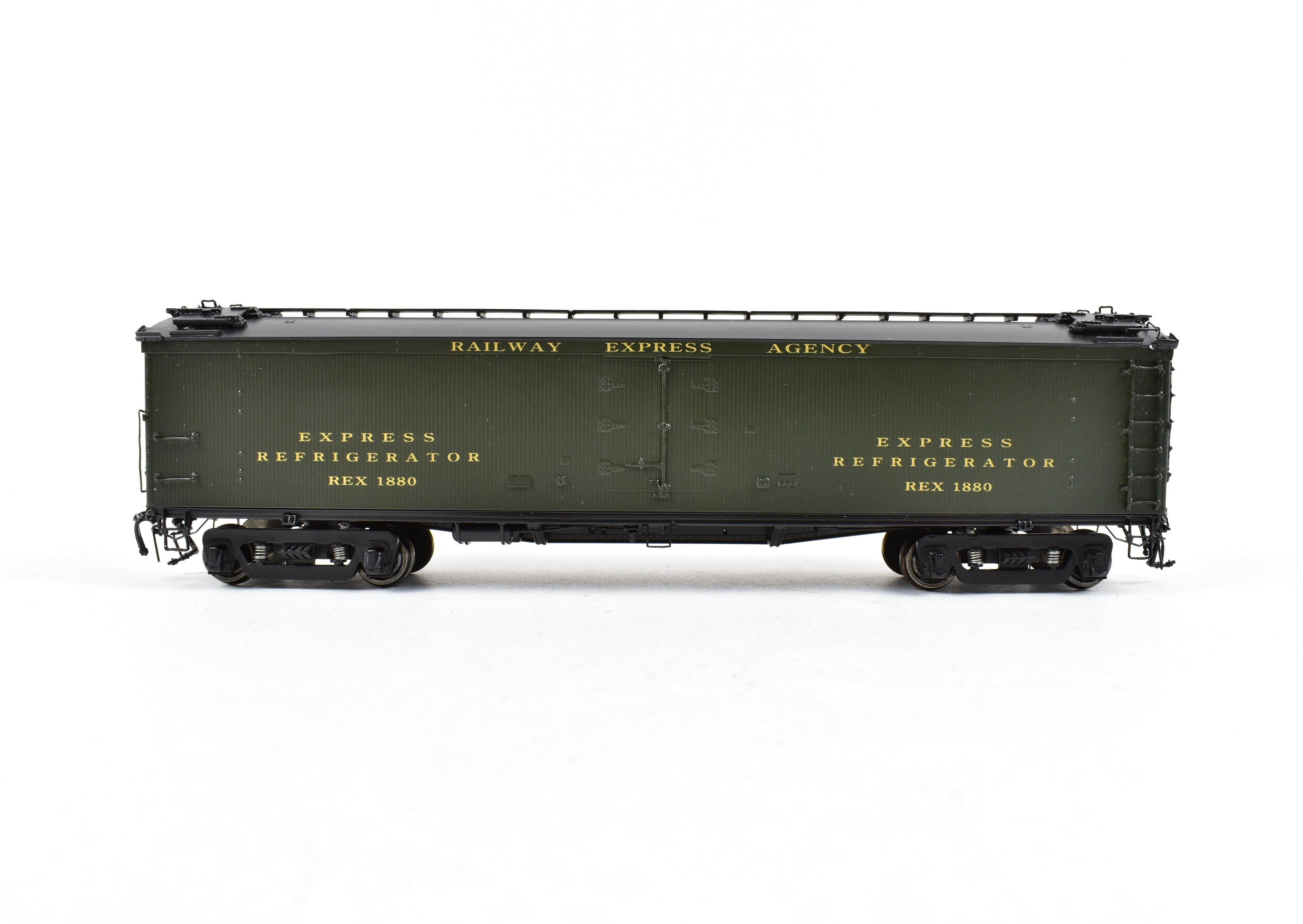 HO Brass Precision Scale Co. REA Railway Express Agency BR Class 53' 6 Reefer Brake System Model