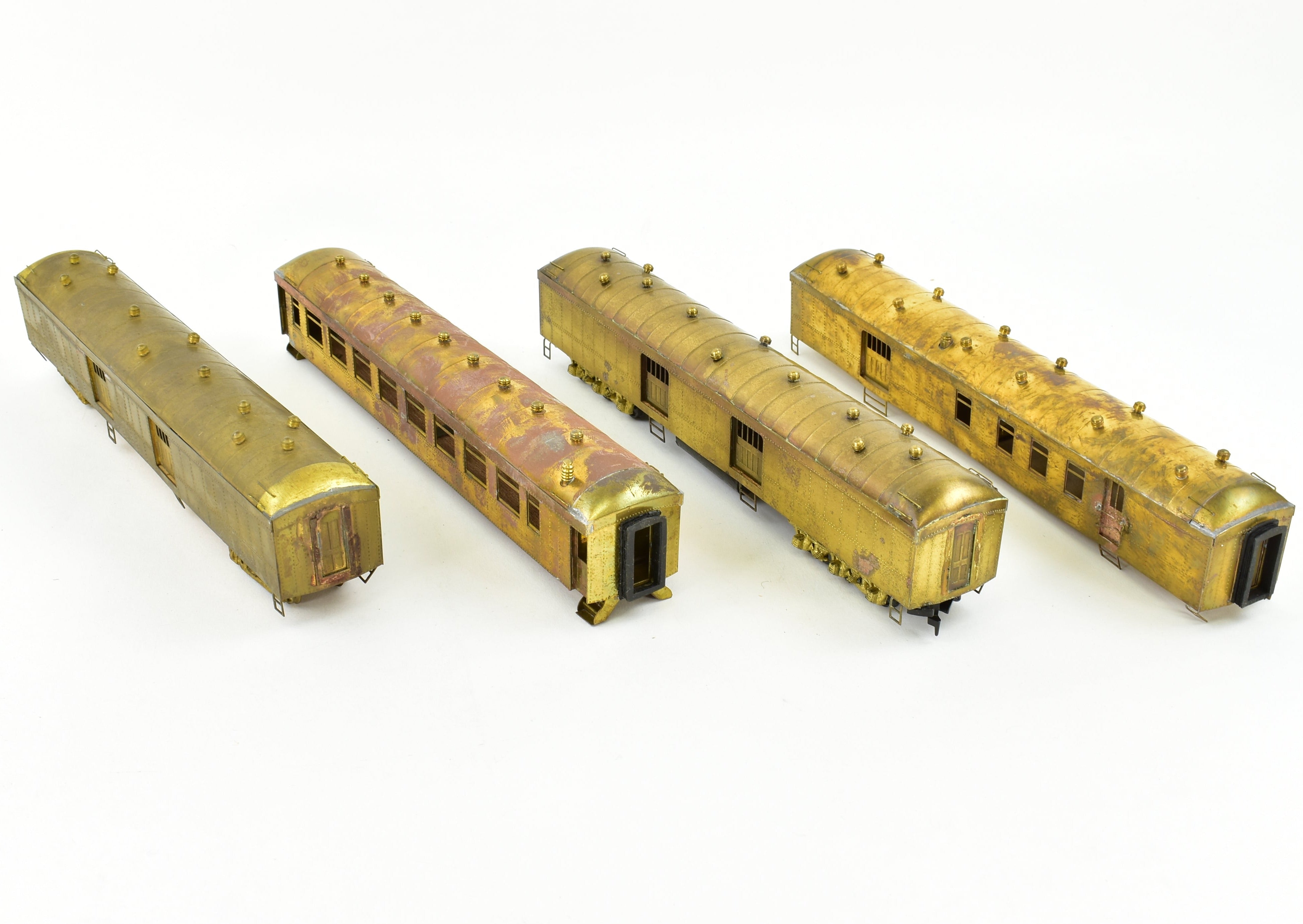HO Scale Brass Model Train Ken Kidder SP - Southern Pacific/T&NO & Various Harriman 4-Car Set in As-Is Condition