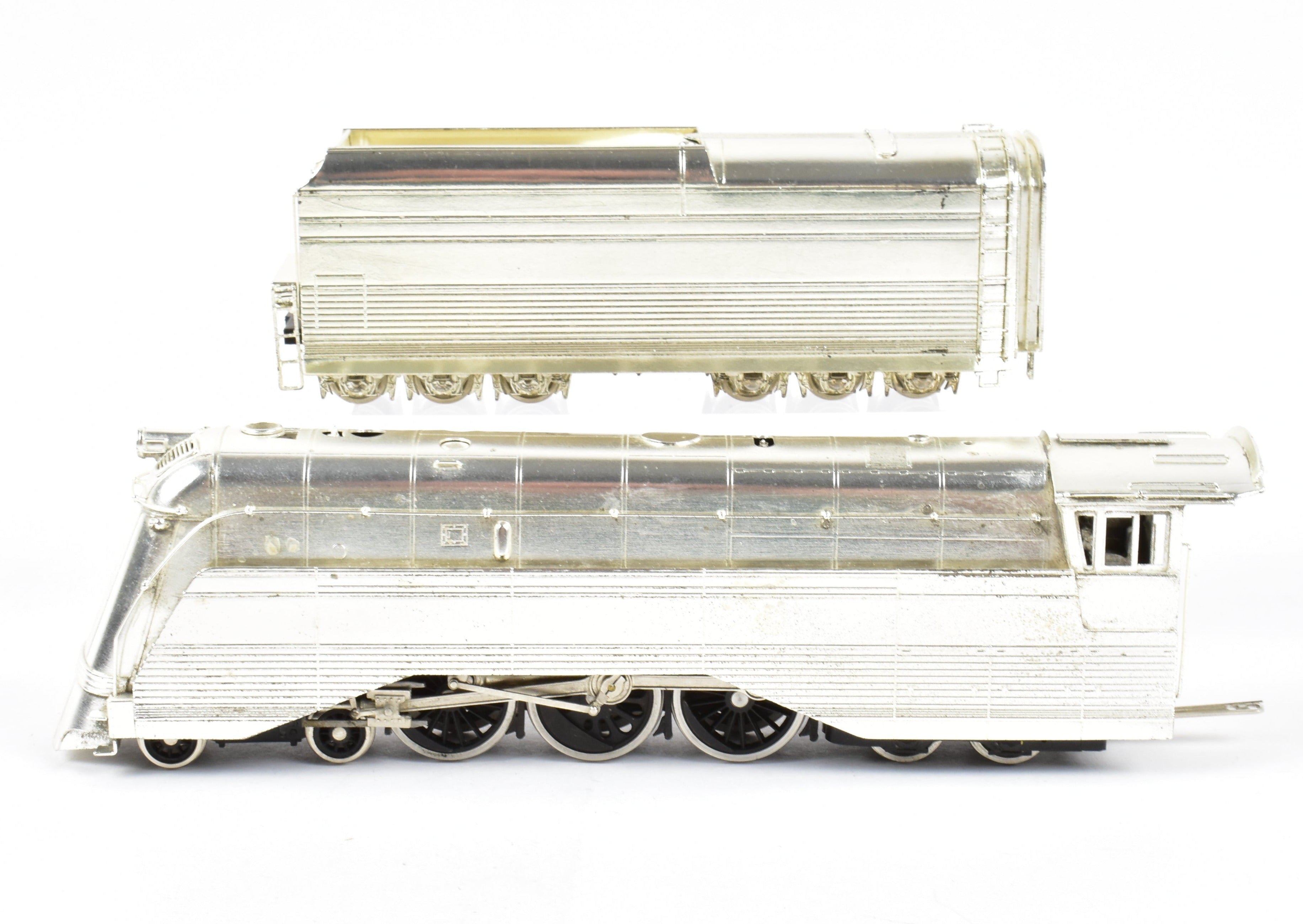 HO Brass NPP Nickel Plated CB&Q Burlington Route 4-6-4 S-4A Streamlined Hudson No. 4000