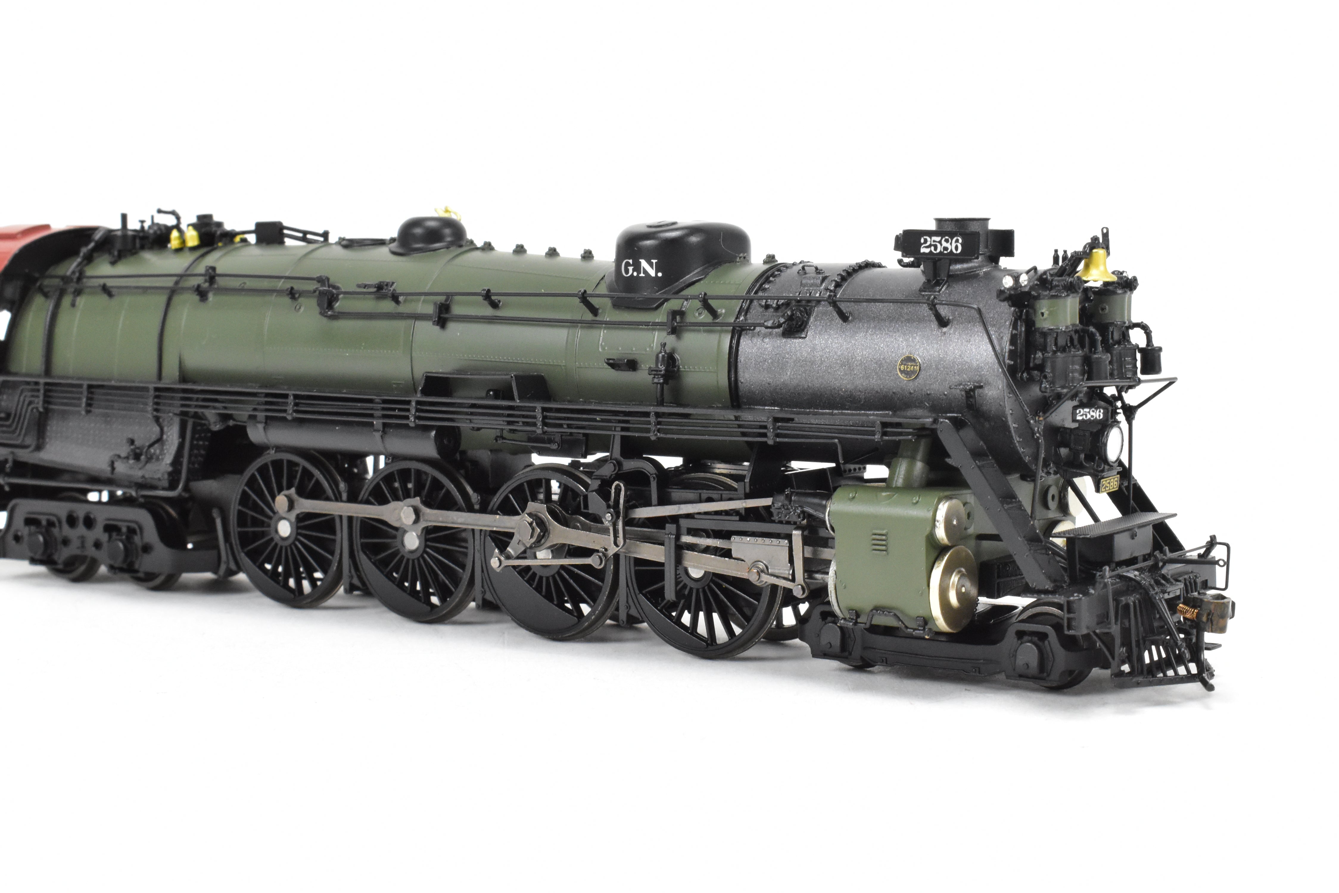 HO Scale Brass Hybrid BLI Great Northern S - 2 4 - 8 - 4 FP 2586 with DCC and Sound
