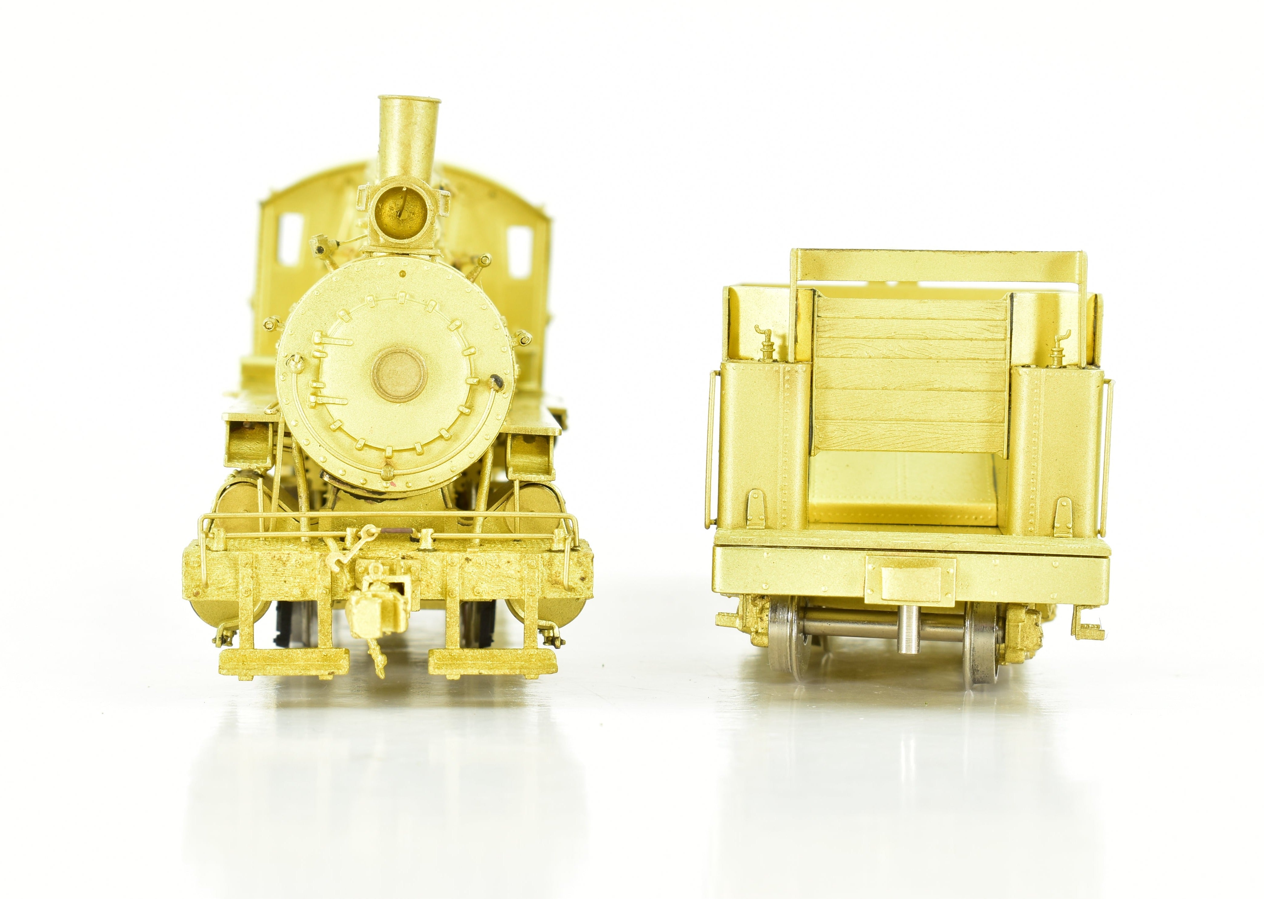 HO Scale Brass Model Train - Oriental Limited CB&Q - Burlington Route G - 8 0 - 6 - 0 Cross Compound Air Pump Replica
