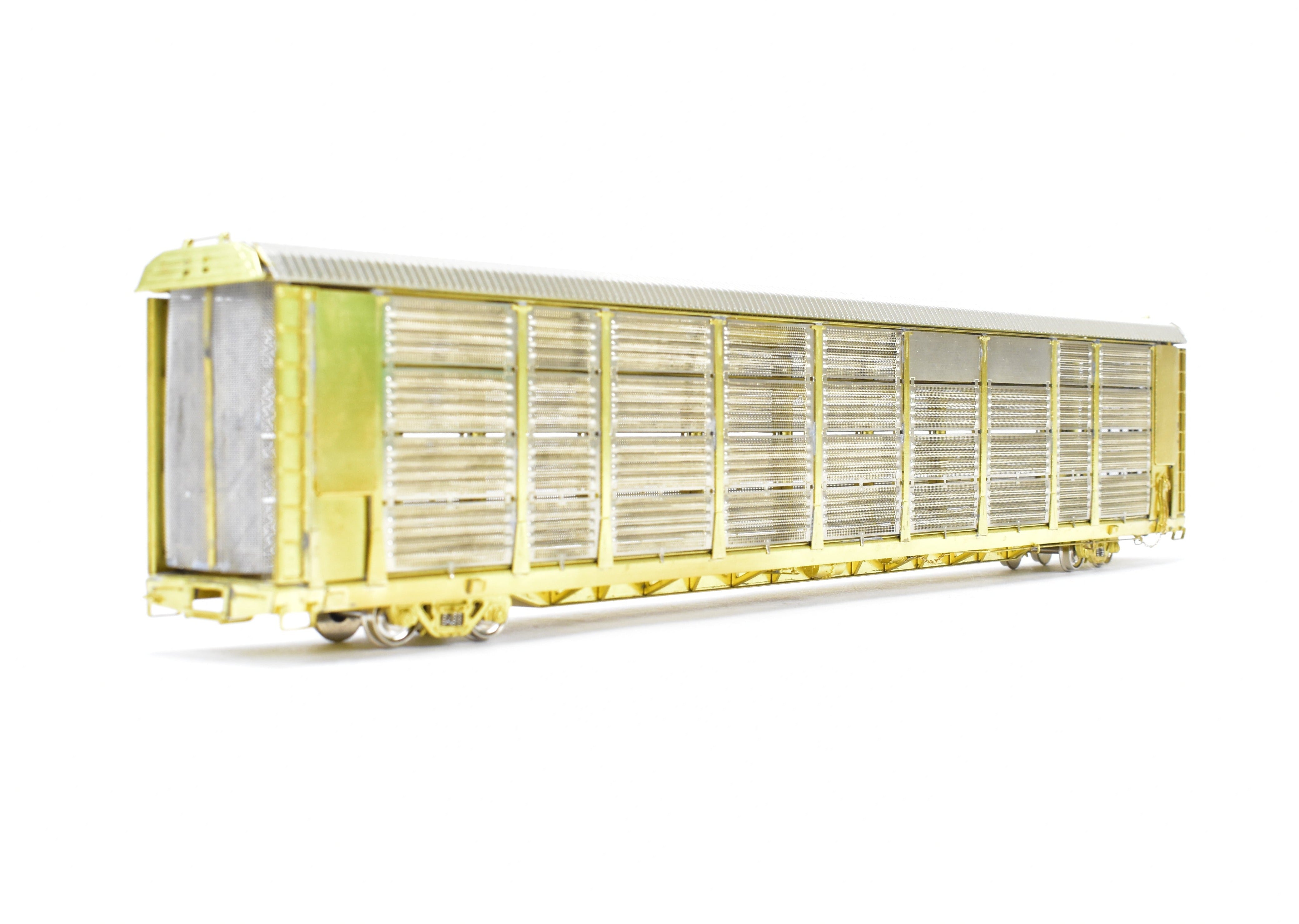 HO Scale Brass Model Train Auto Rack Tri - Level with Mesh End Doors from Overland Models, Inc. Representing Southern Pacific Car No. 517006