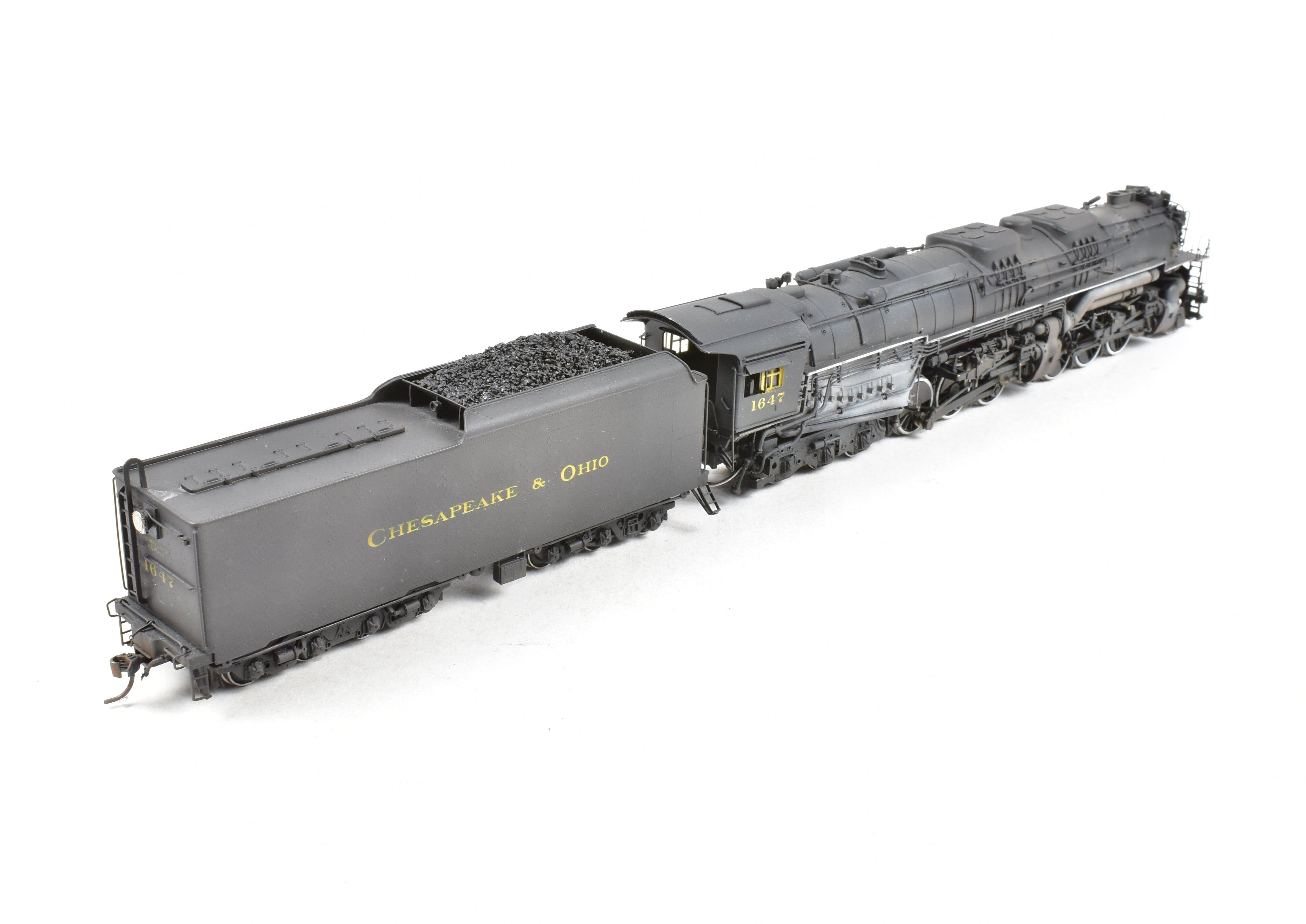 HO Brass Key Imports C&O Chesapeake & Ohio 2-6-6-6 Allegheny #1647 DCC Sound Model