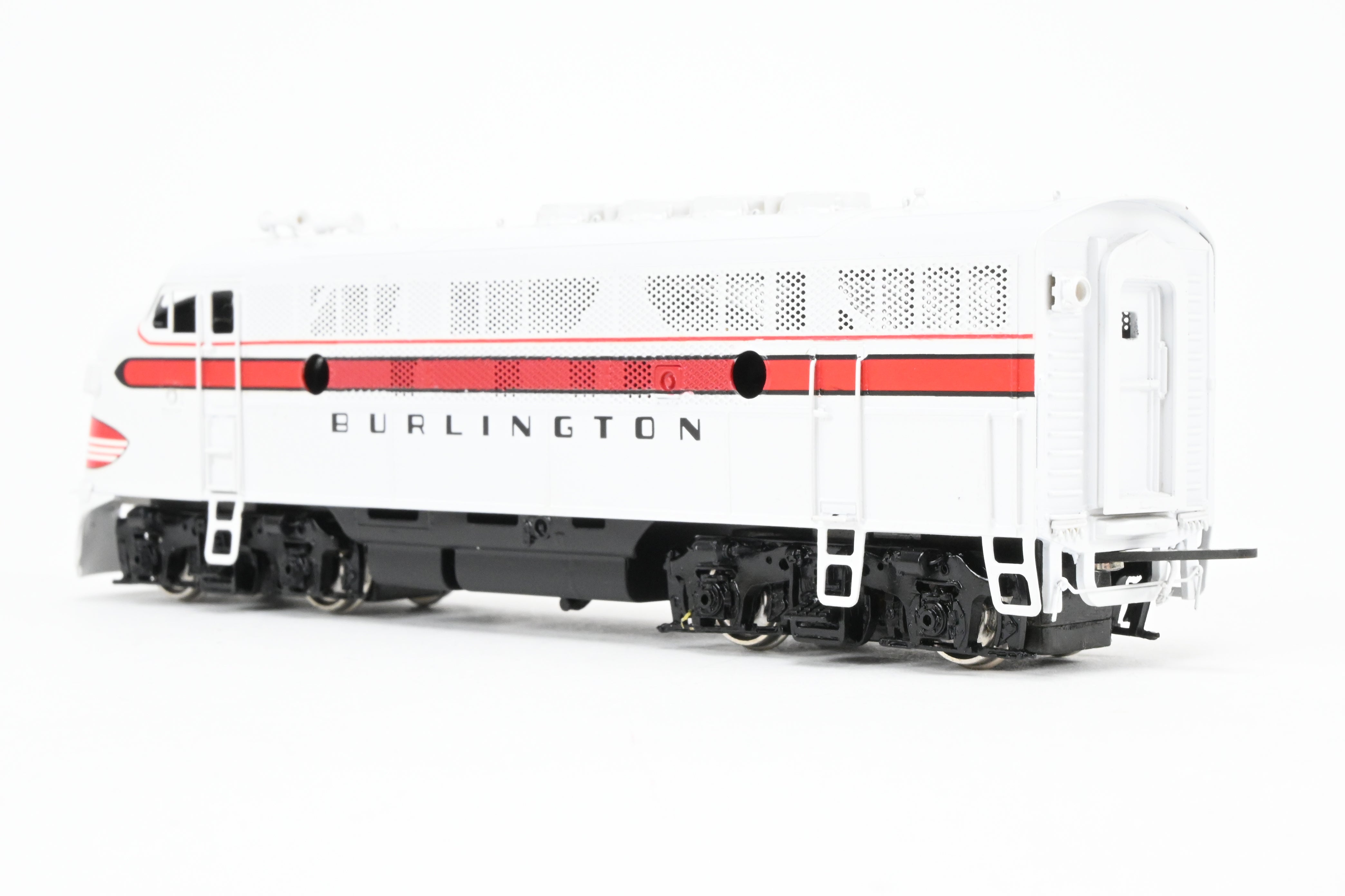 HO Scale Brass Model Train - Oriental Limited CB&Q – Burlington Route EMD F3A PH II with 1500 HP for Freight Operations