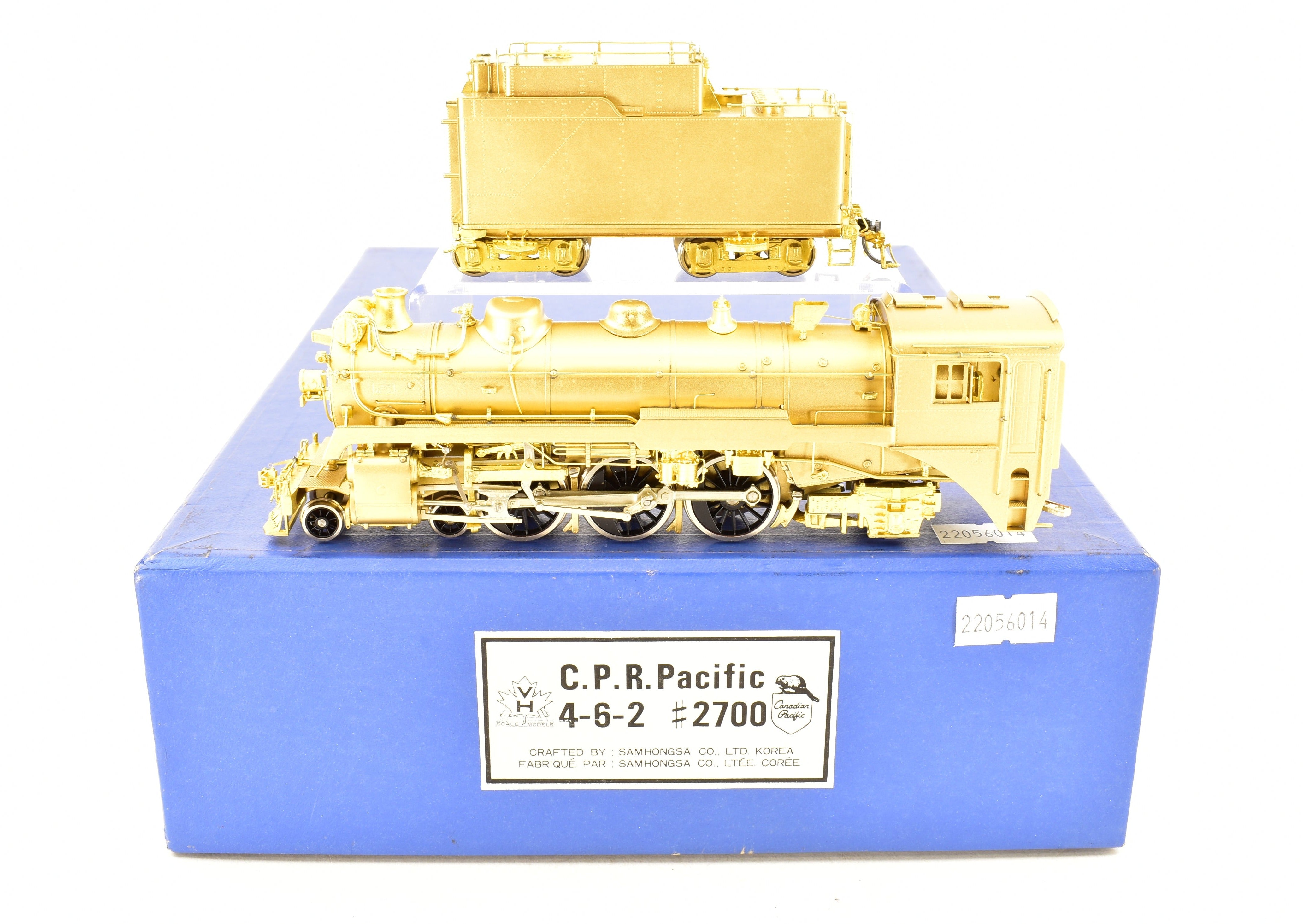 HO Scale Brass Van Hobbies Canadian Pacific Railway 4-6-2 Pacific No. 2700 Model