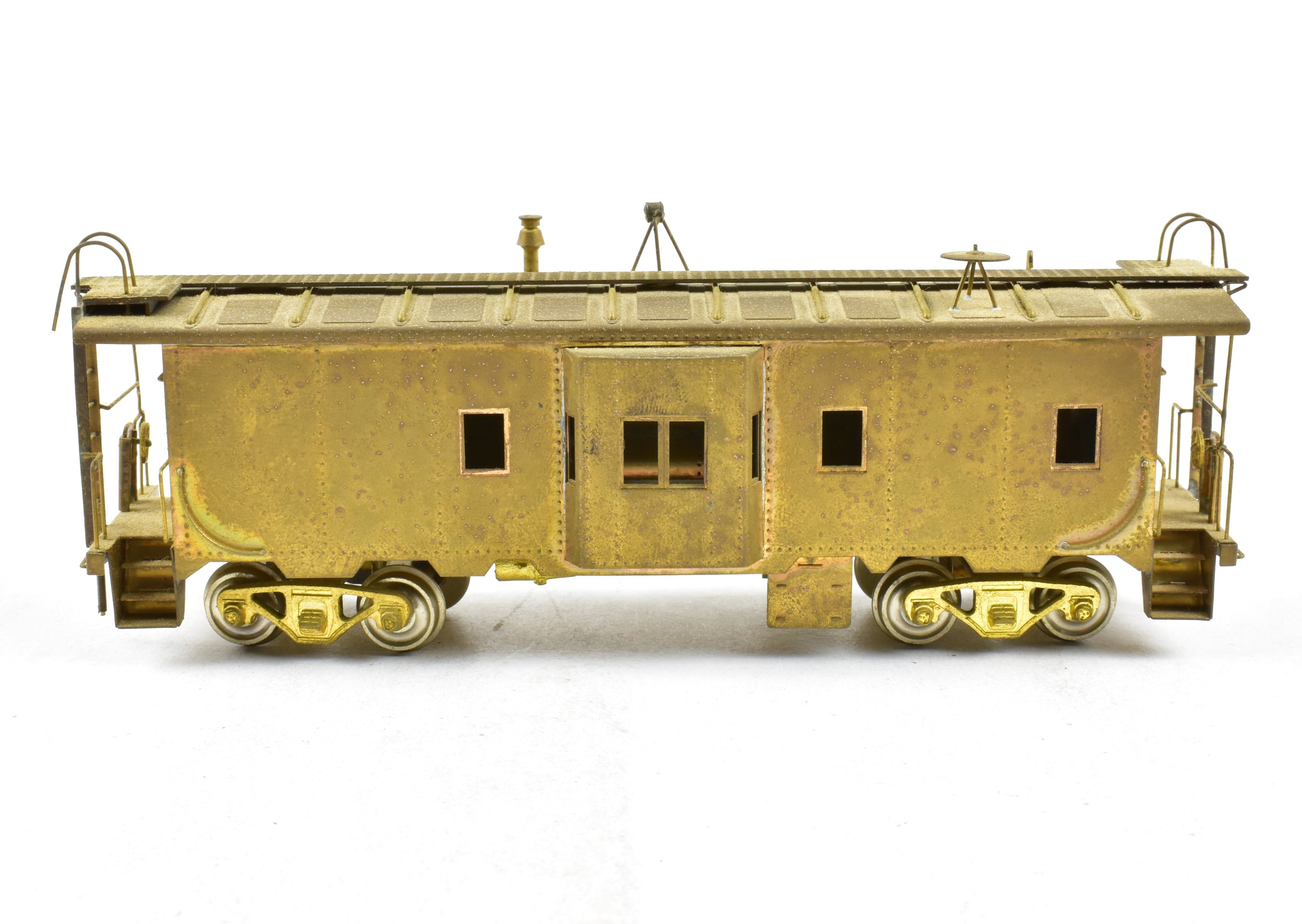 HO Scale Brass Balboa Southern Pacific Bay Window Caboose Model Train