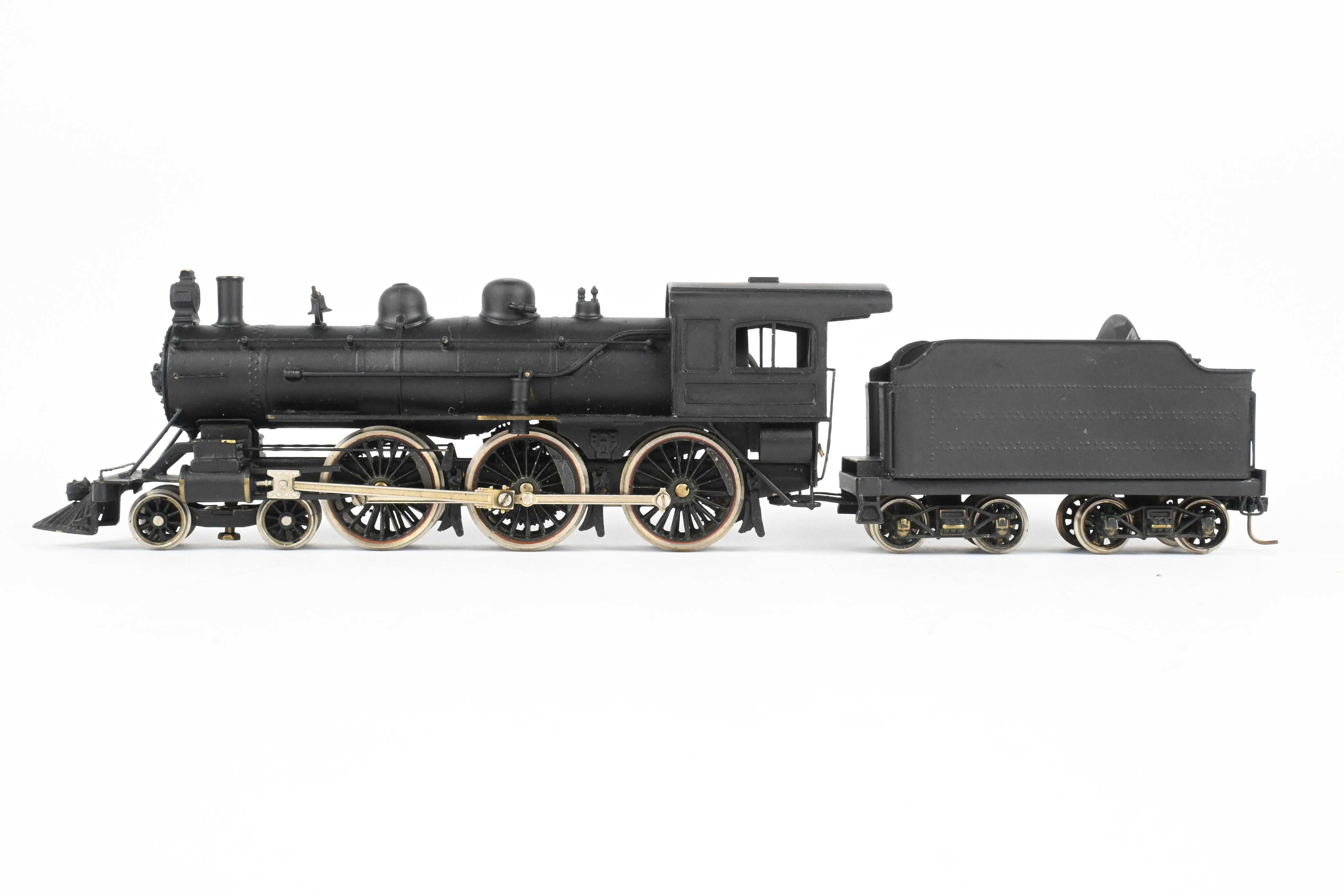 HO Scale Brass Ken Kidder Lake Shore & Michigan Southern (LS&MS) - New York Central (NYC) 4-6-0 Custom Painted and Unlettered Model Train