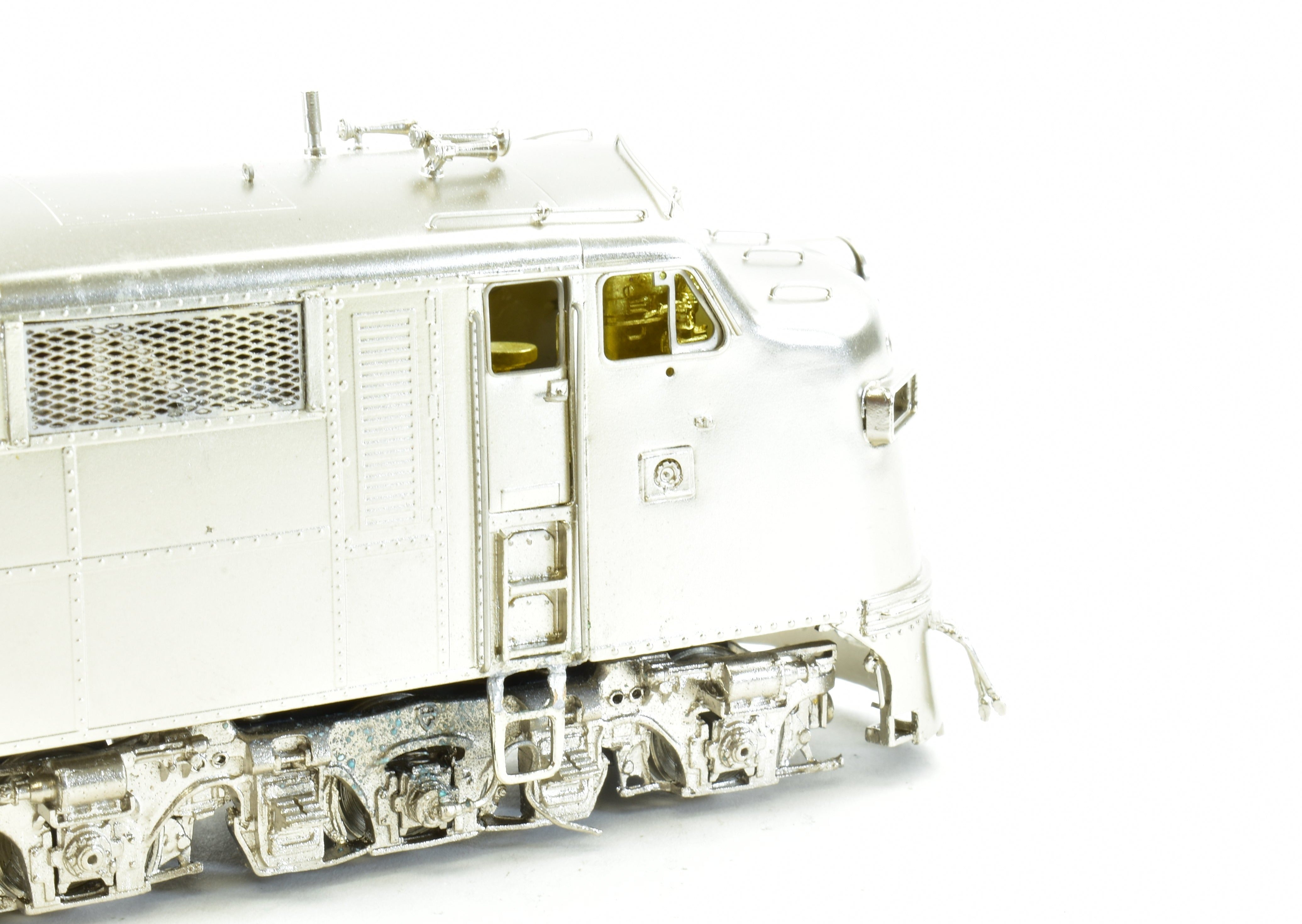 HO Scale Brass Model Train - Overland Models, Inc. CB&Q - Burlington Route EMD E7A Factory Plated Locomotive from 1966 Era