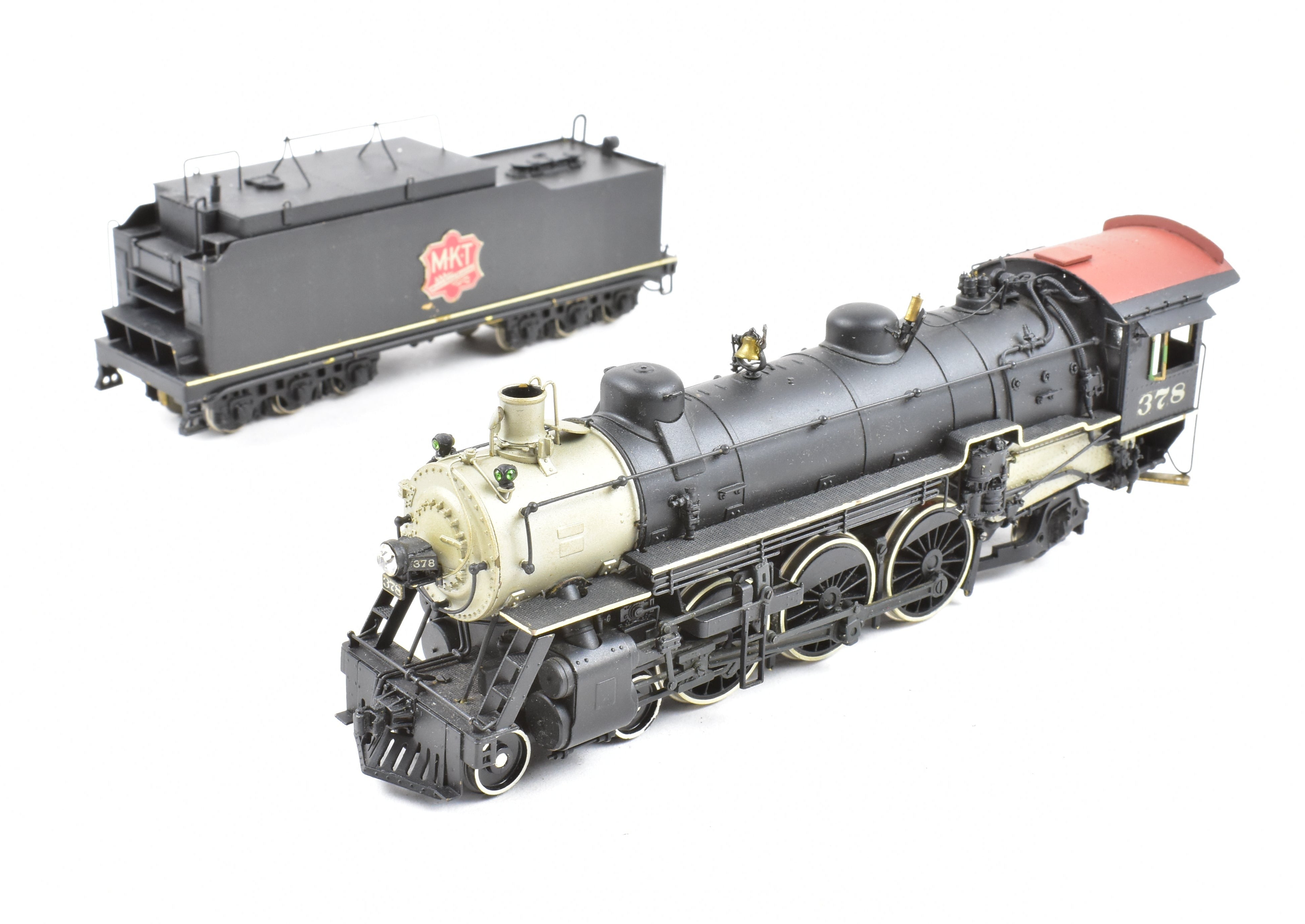 Custom Painted HO Brass Hallmark Models MKT Missouri Kansas Texas 4-6-2 H-3A Pacific #378