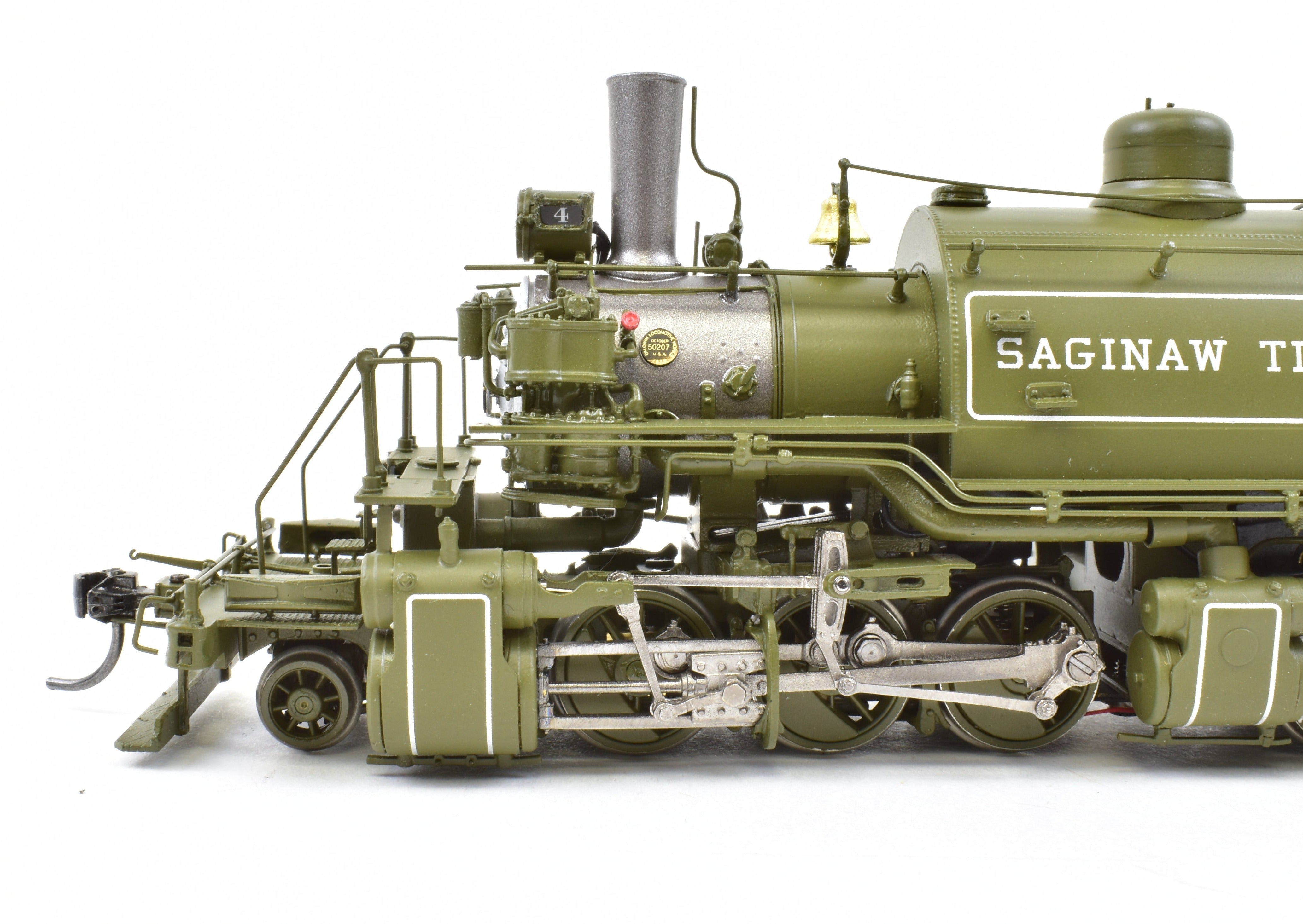 HO Scale NEW Brass DVP - Division Point Saginaw Timber Company #4 2-6-6-2T Baldwin Logging Mallet Locomotive Model - The Last One Available
