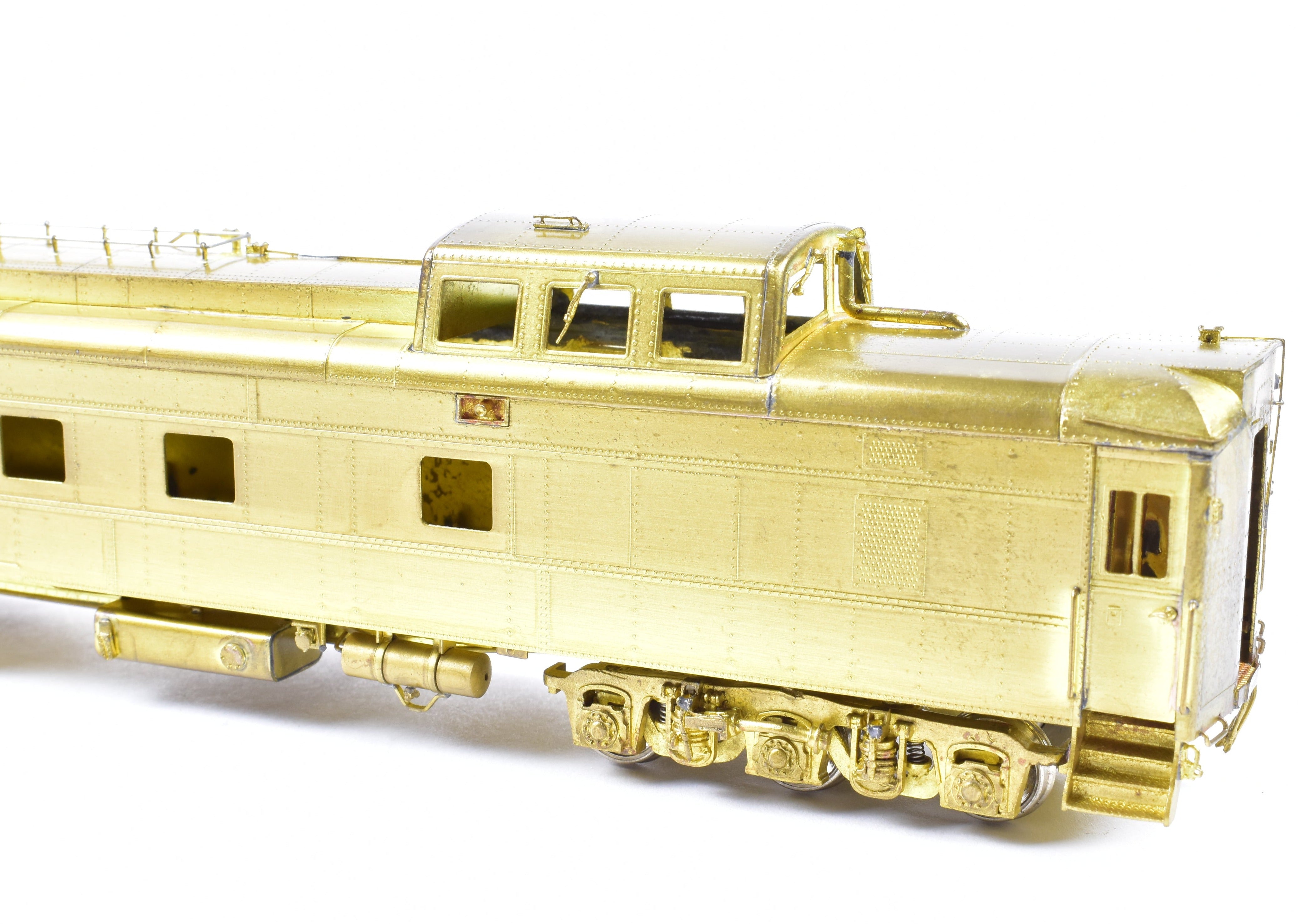 HO Scale Brass Dynamometer Car Model - Overland Models, Inc. Union Pacific #210 in Modernized Configuration