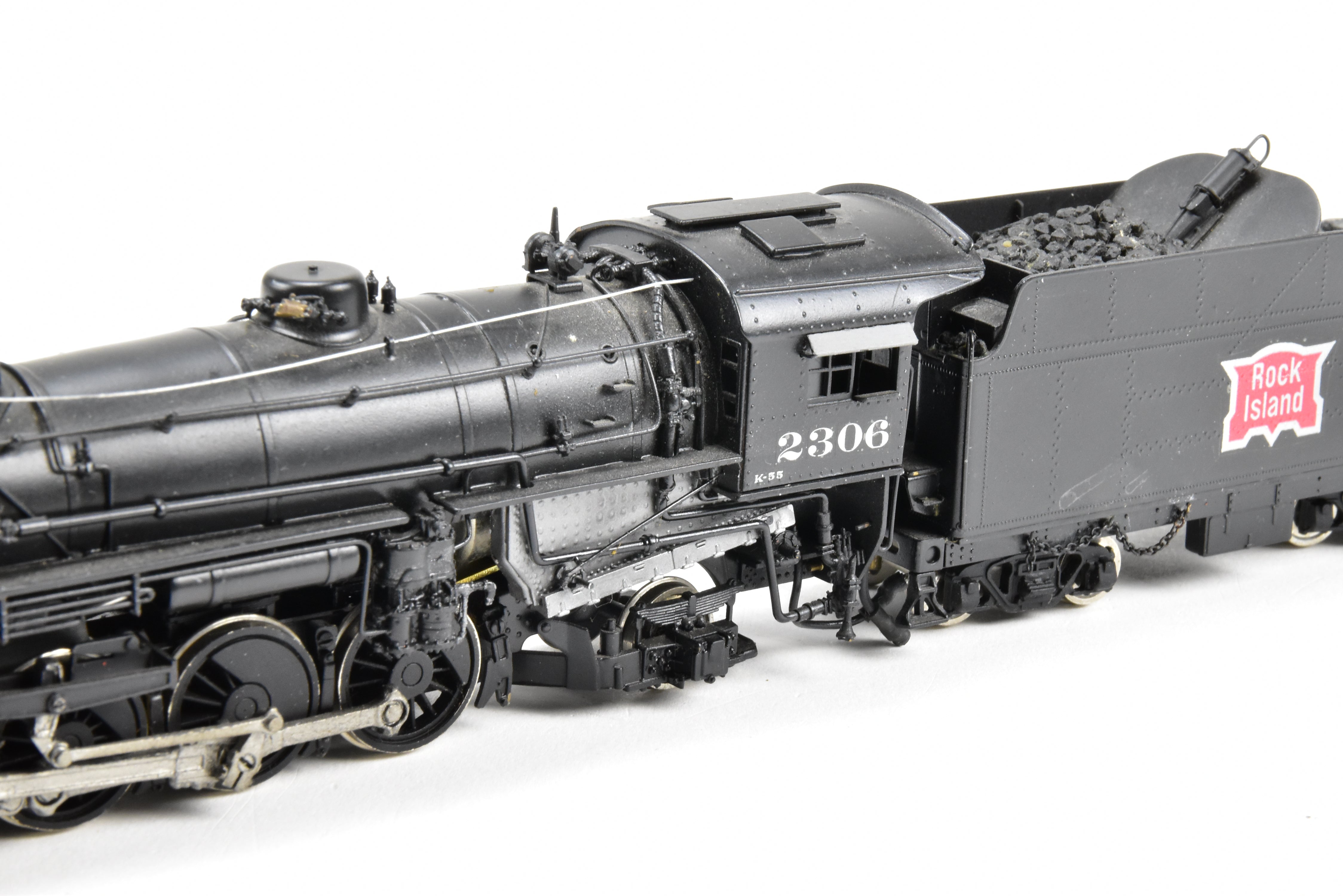 HO Scale Custom Painted Brass PFM Rock Island USRA 2-8-2 Light Mikado #2306