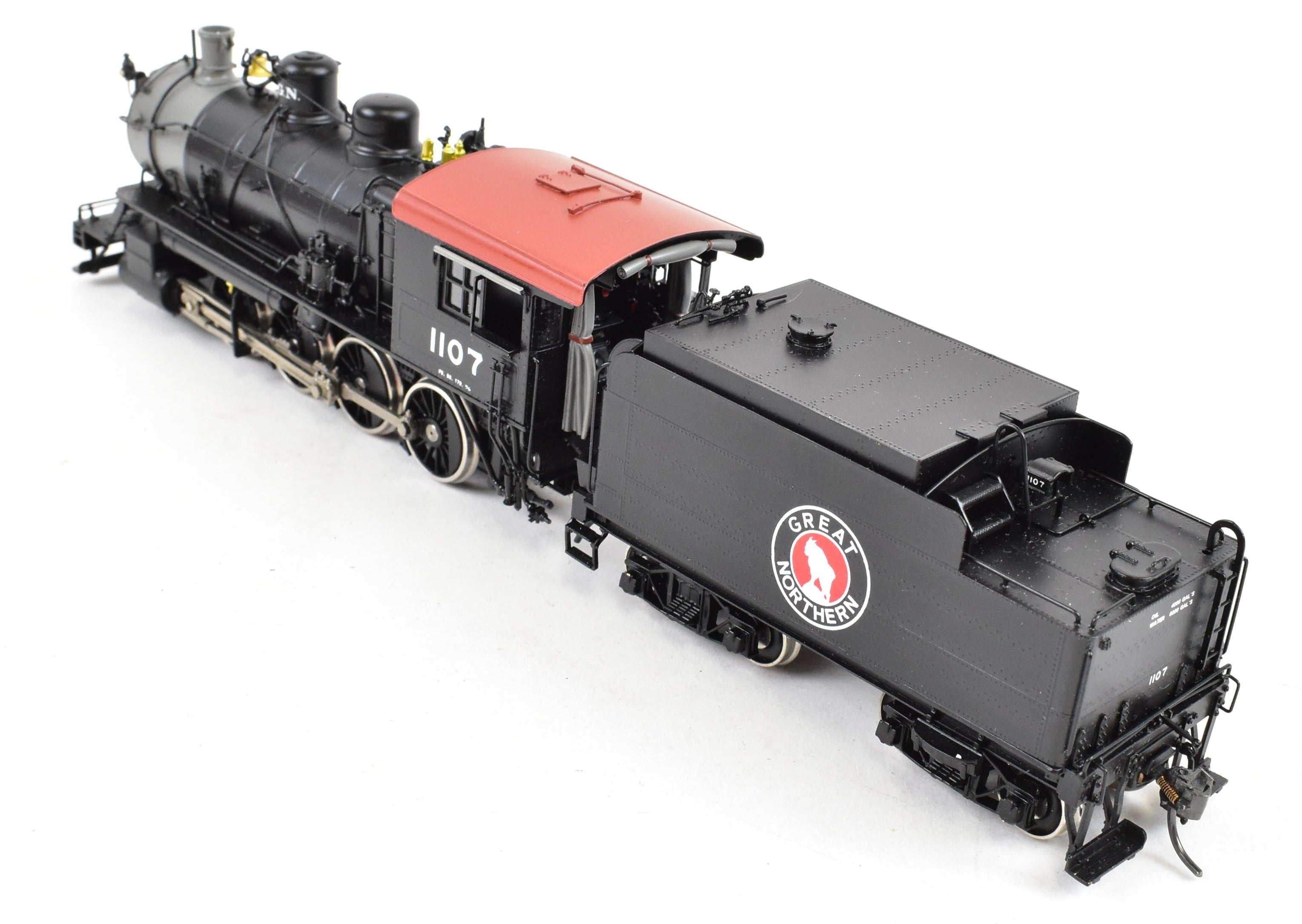 HO Scale Brass Steam Locomotive CON W&R Enterprises Great Northern F-5 2-8-0 FP No. 1107 Model