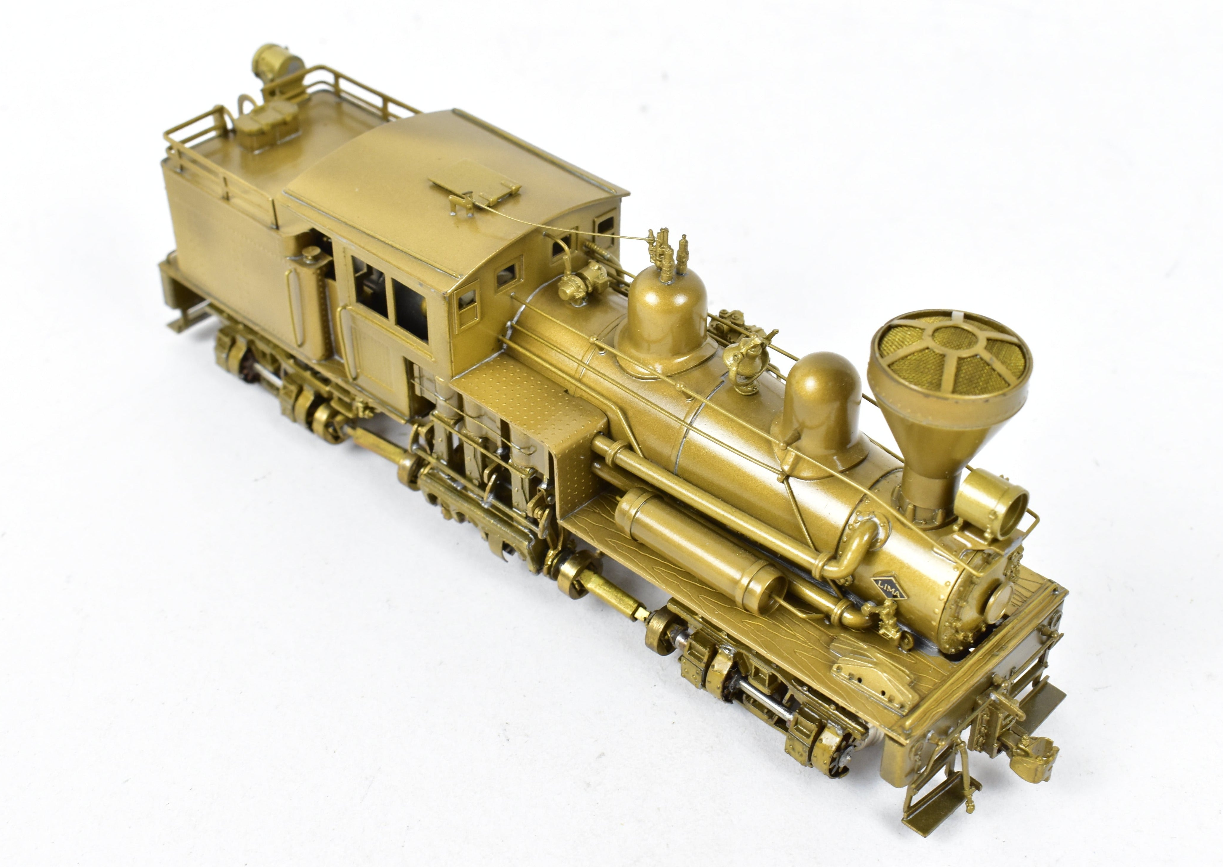 HO Scale Brass PFM - United 2-Truck Class B Shay Geared Locomotive Model for Logging Roads from the 1977 Production Run