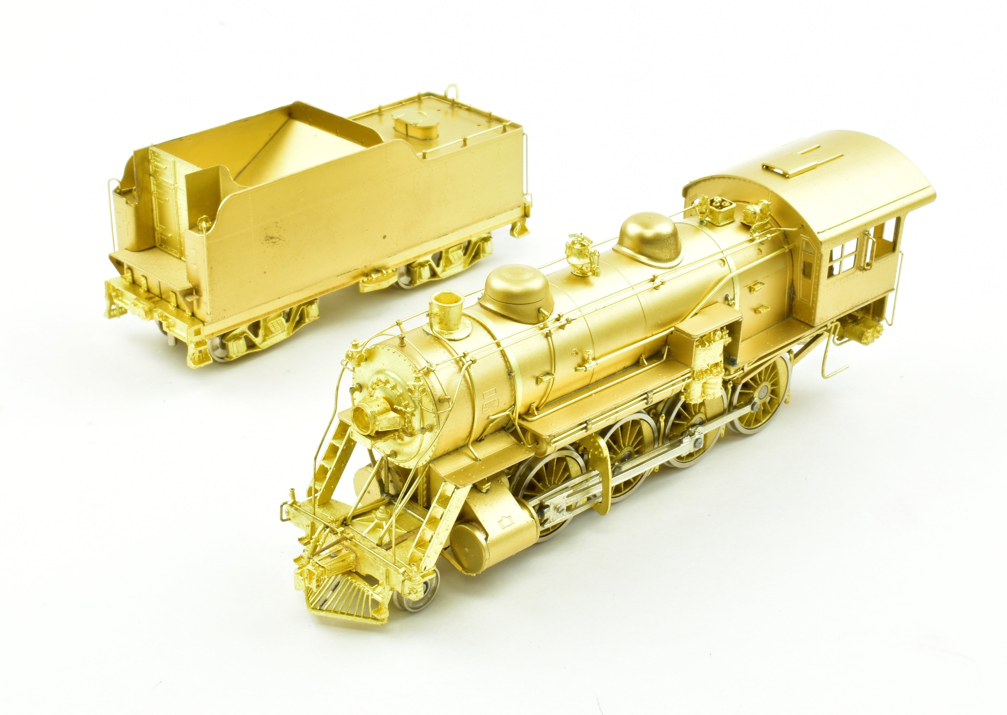 HO Scale Brass Model Key Imports Rutland Railroad G - 34 2 - 8 - 0 Consolidation Steam Locomotive with Stoker Engine