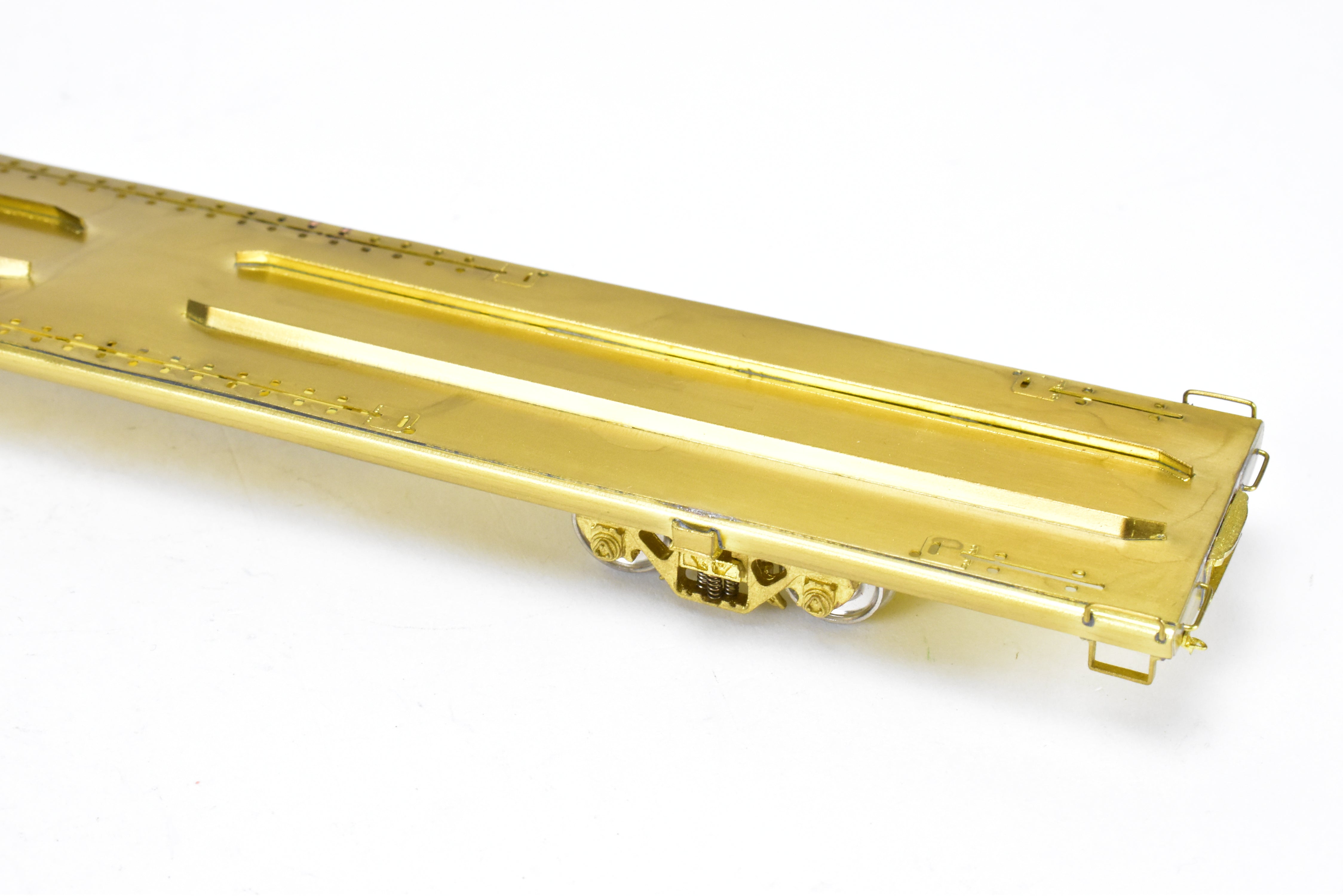 HO Scale Brass Trailer Train TOFC Flat Car 89'-4 Twin 45' by Overland Models, Inc. (OMI), Various Roads, Model Numbers 980100 - 981000