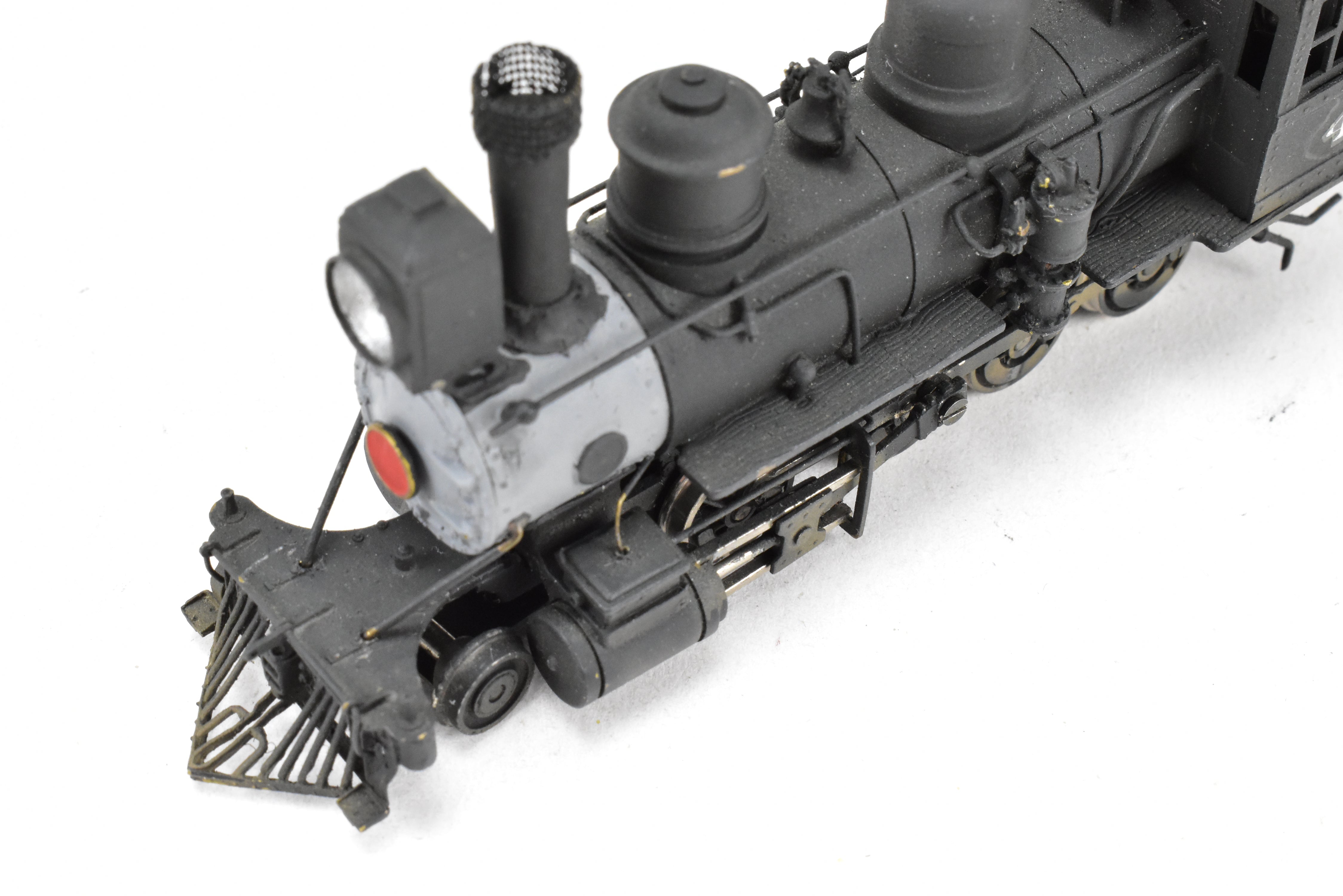 HOn3 Scale Brass Balboa Model Train - Rio Grande Southern C - 19 #40 2 - 8 - 0 Locomotive with Light Weathering and Added Details