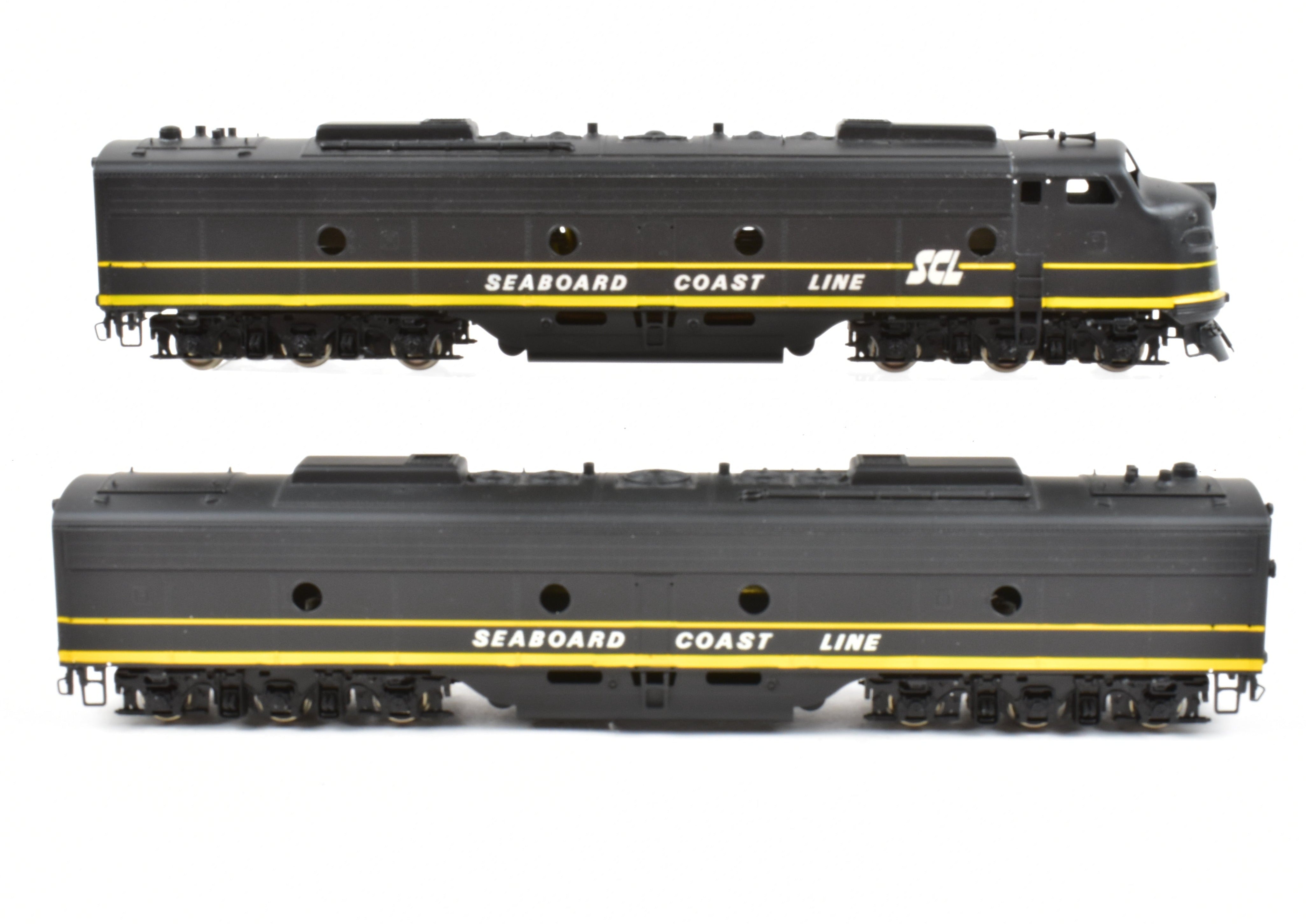 HO Scale Brass Model Train Set - Seaboard Coast Line E9 A/B Set from Westside Model Co.