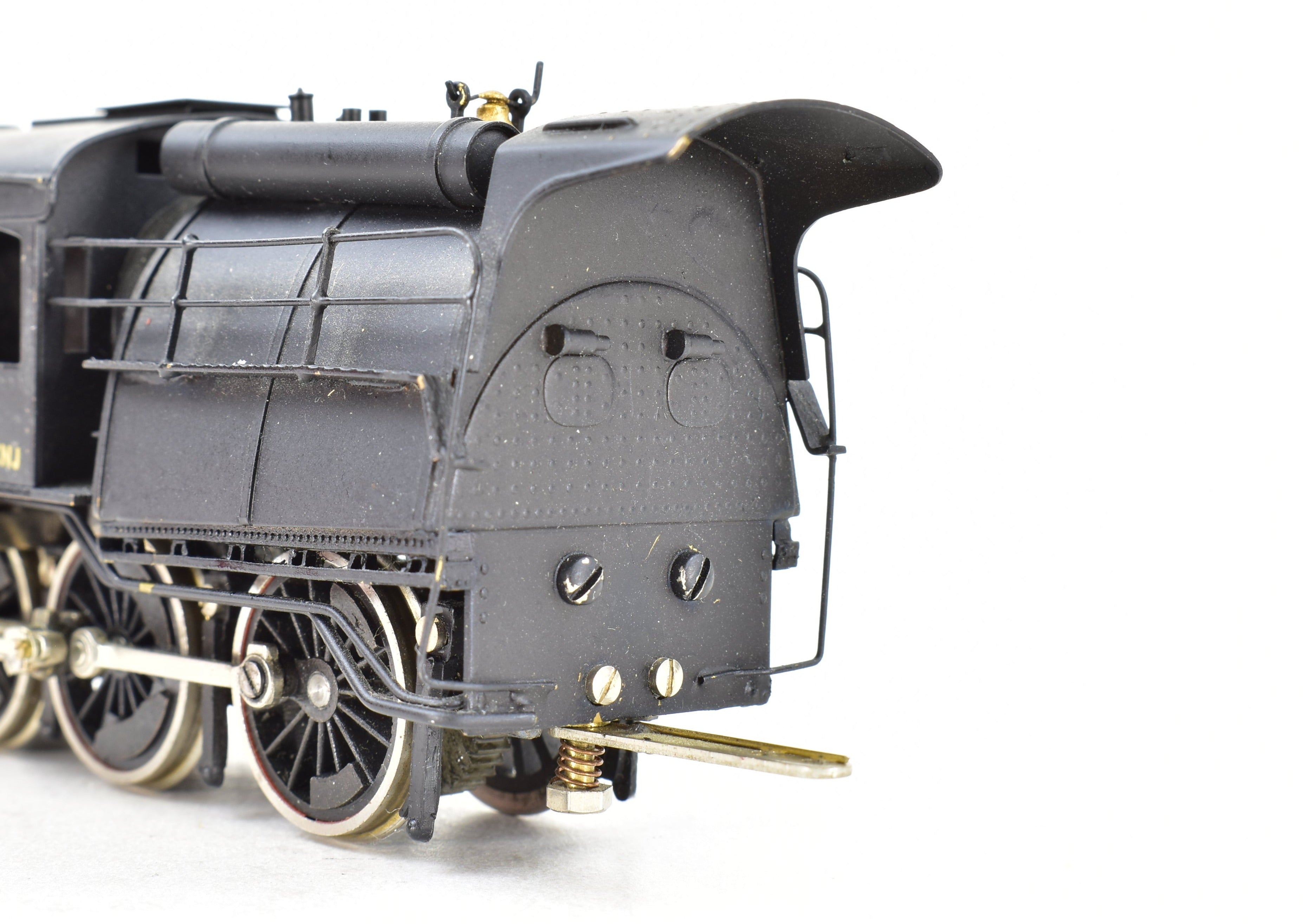Custom Painted HO Brass Red Ball 4-6-0 Camelback Model of Central Railroad Of New Jersey